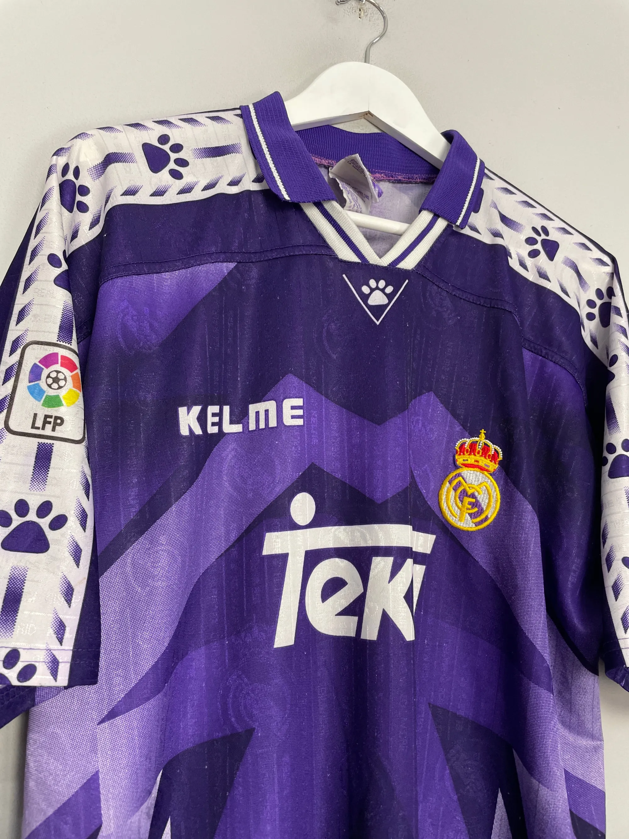 1996/97 REAL MADRID AWAY SHIRT (XL) KELME | 8225268498659 | FOOTY.COM