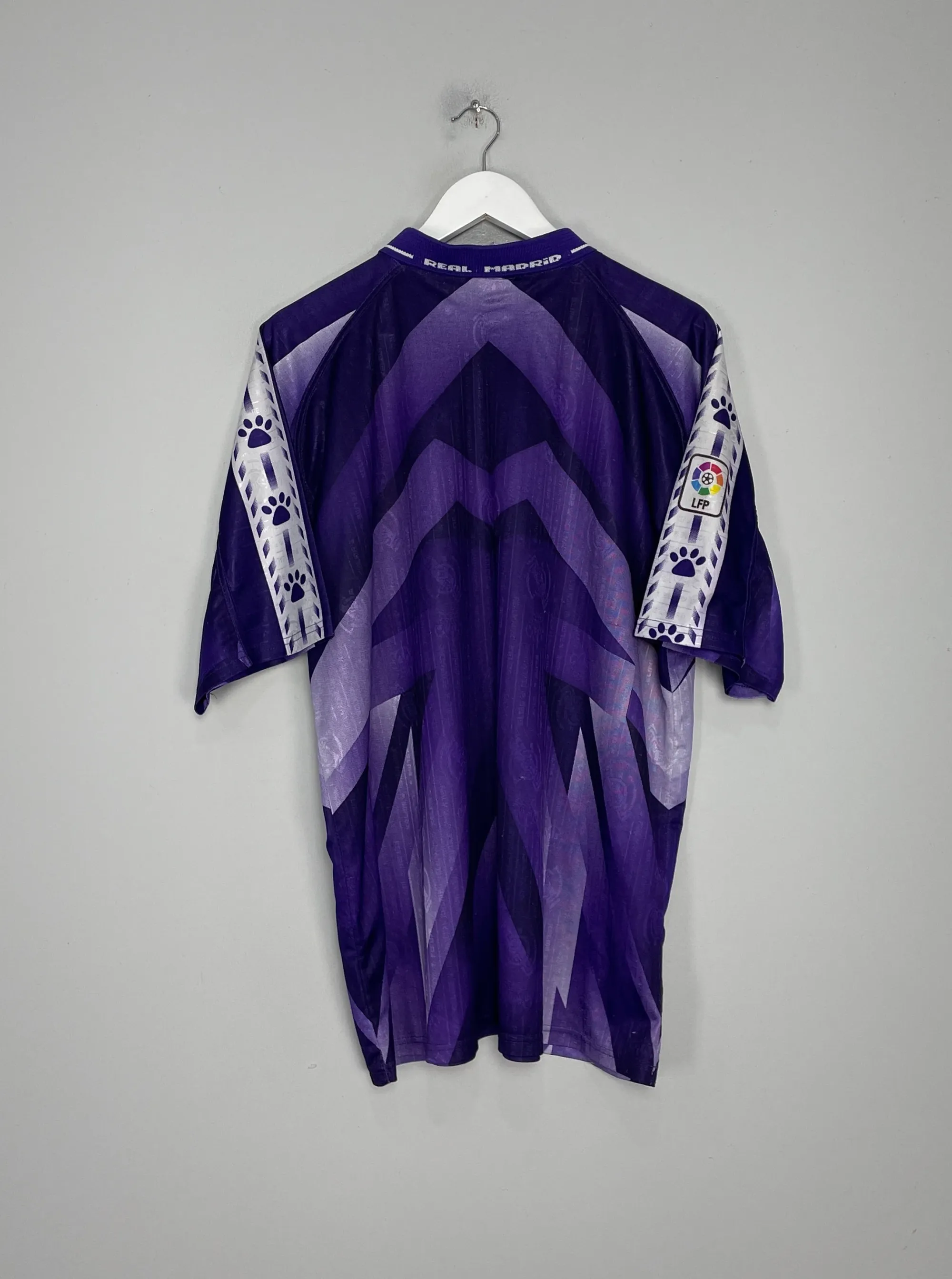 1996/97 REAL MADRID AWAY SHIRT (XL) KELME | 8225268498659 | FOOTY.COM