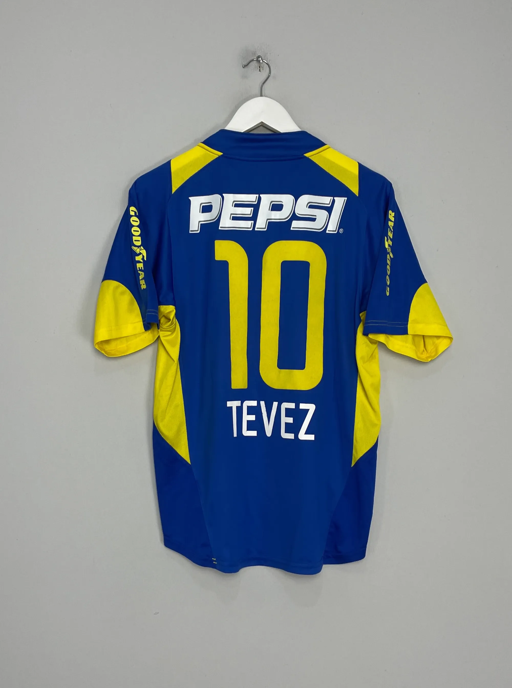 2004/05 BOCA JUNIORS TEVEZ #10 HOME SHIRT (M) NIKE | 823218-651
