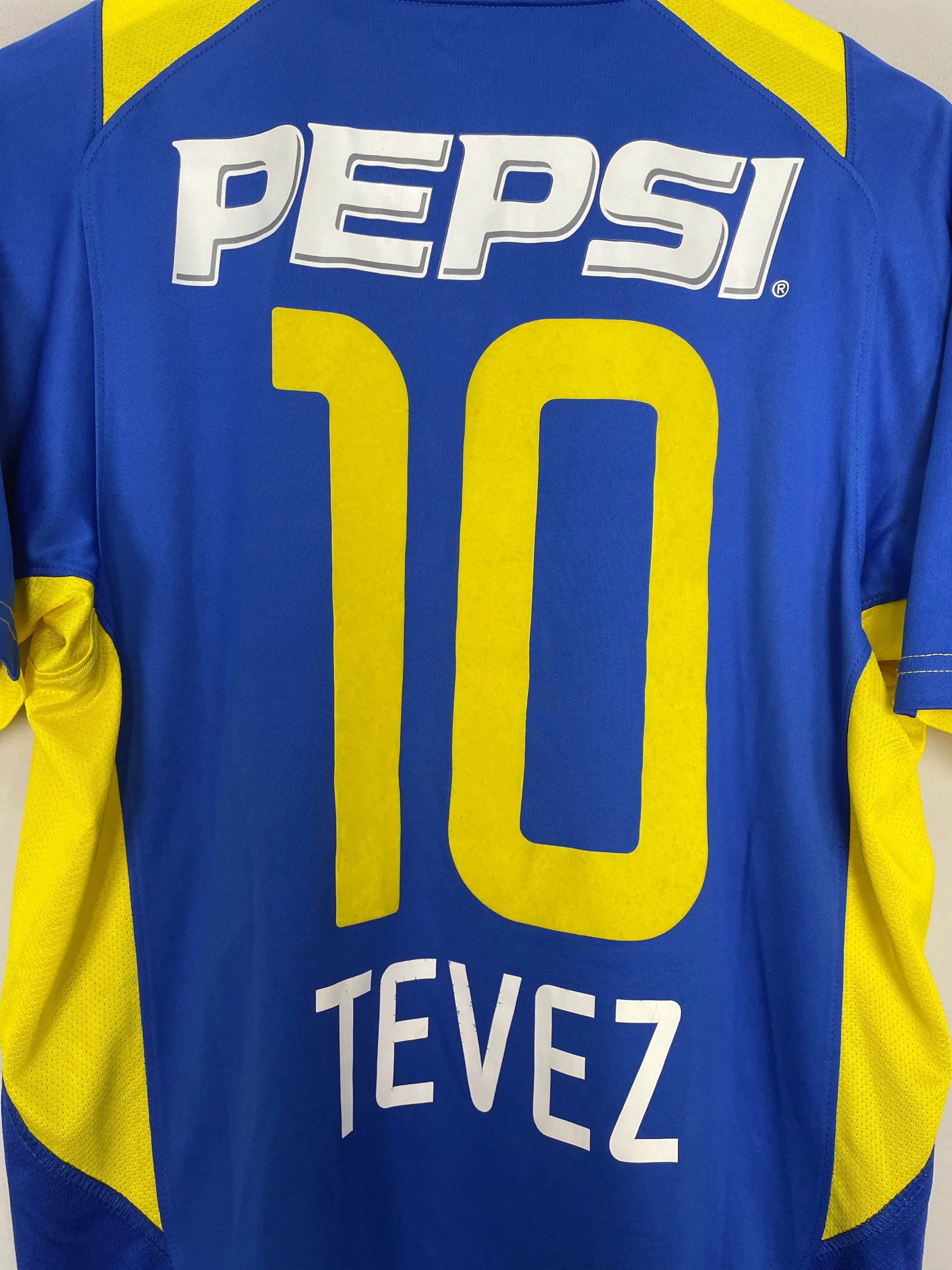 2004/05 BOCA JUNIORS TEVEZ #10 HOME SHIRT (M) NIKE | 823218-651