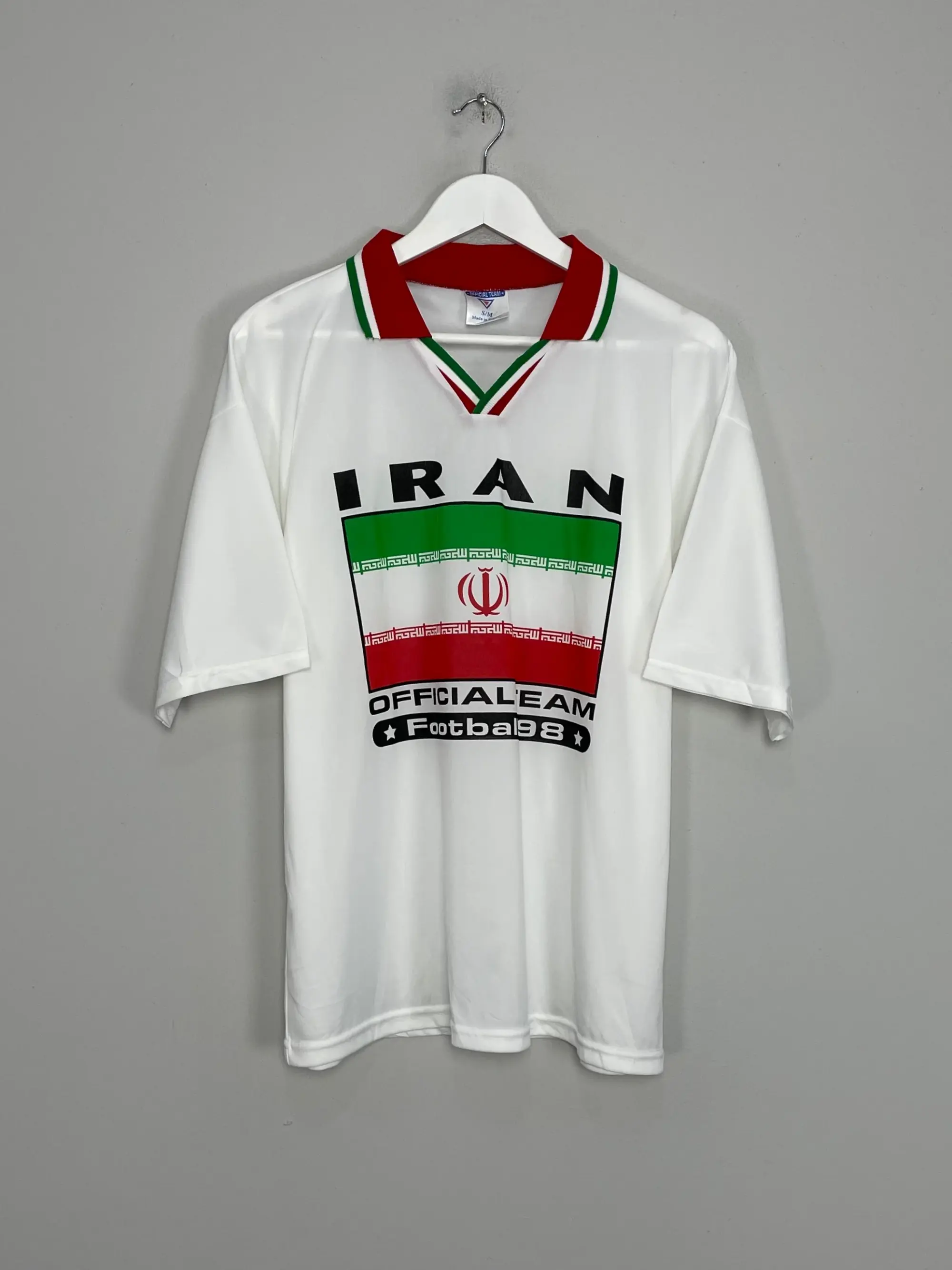 1998 IRAN FAN SHIRT (S/M) OFFICIAL TEAM | Cult Kits