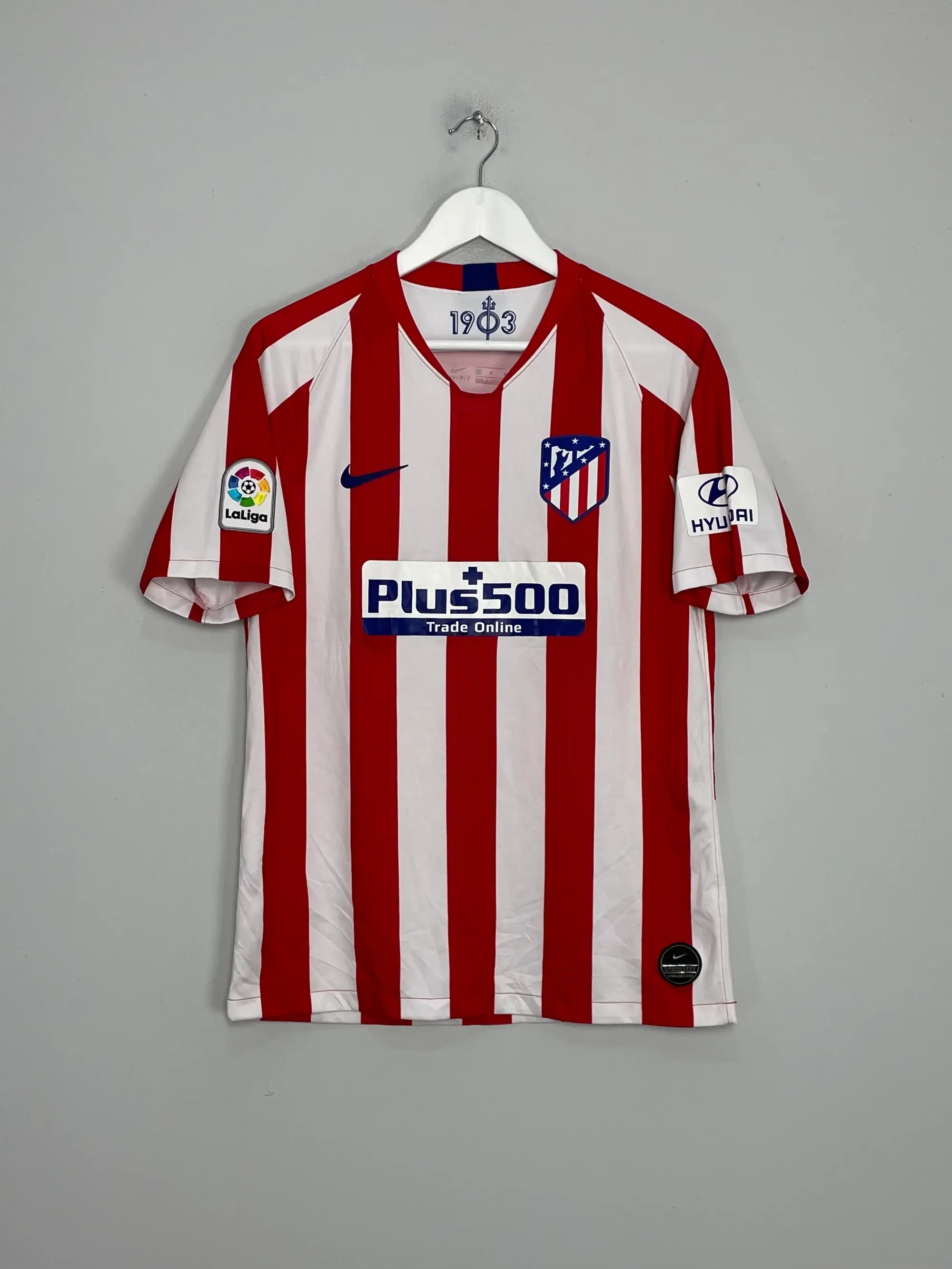 2019/20 ATLETICO MADRID JOAO FELIX #7 HOME SHIRT (M) NIKE