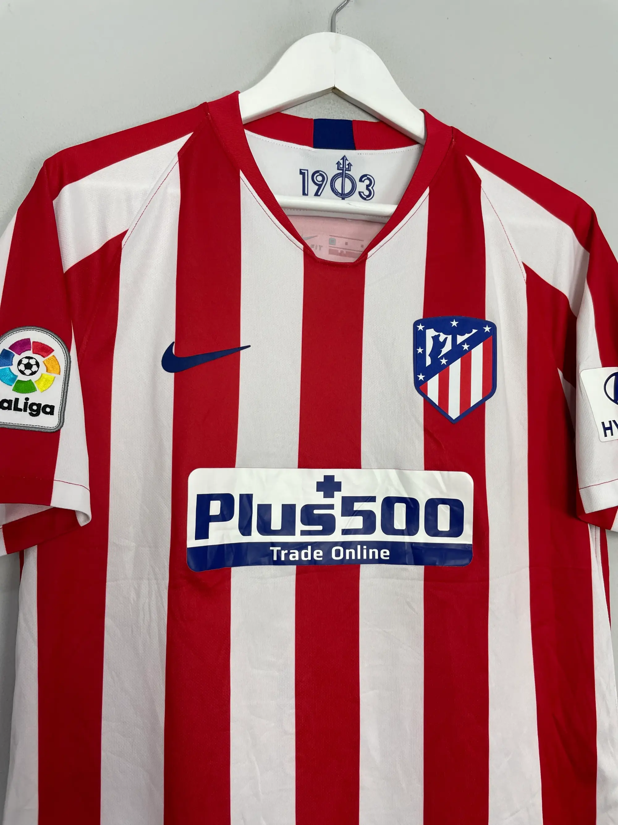 2019/20 ATLETICO MADRID JOAO FELIX #7 HOME SHIRT (M) NIKE