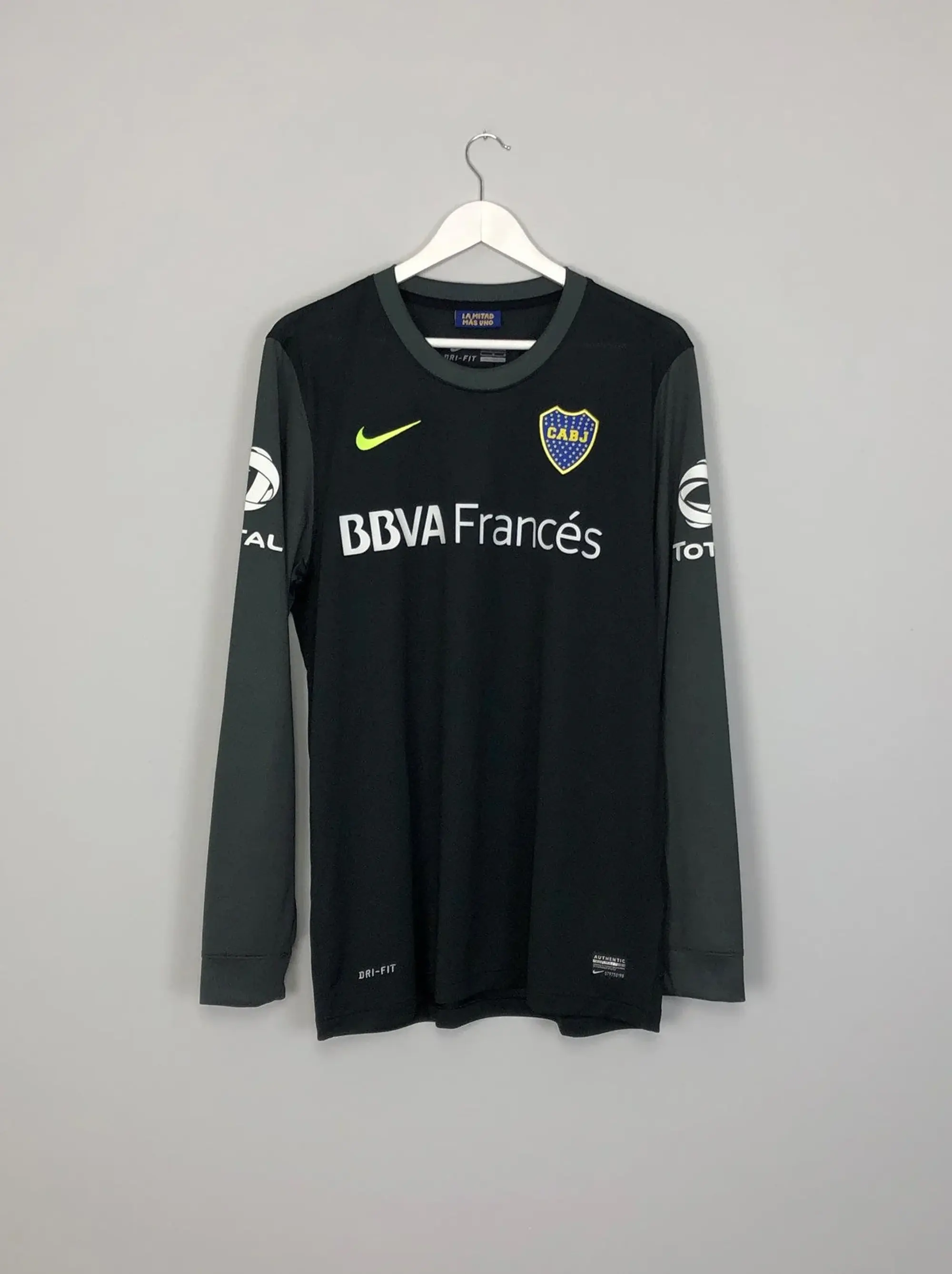 2014 BOCA JUNIORS ORION #1 *PLAYER ISSUE* GK SHIRT (L) NIKE