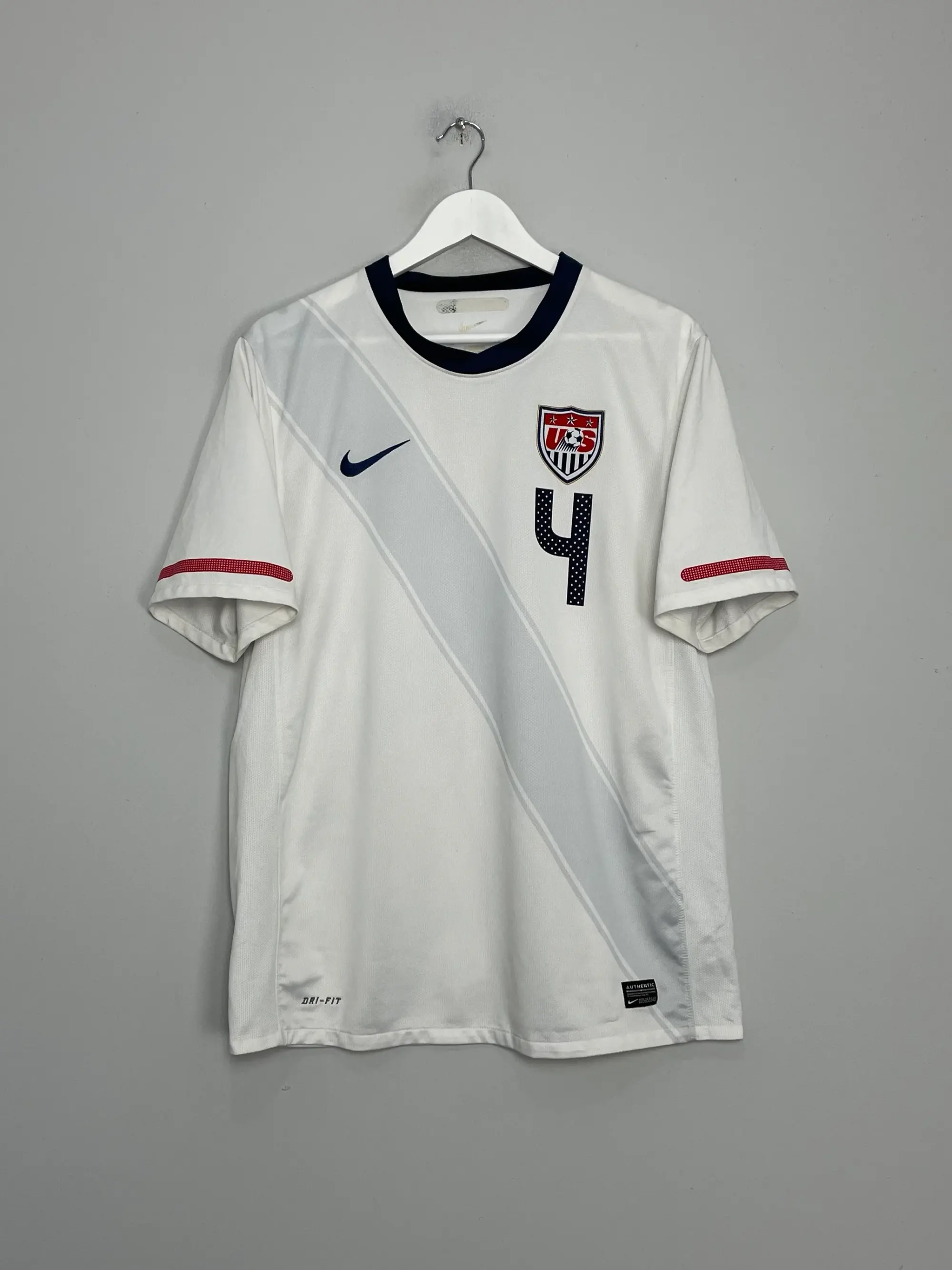 2010/11 USA BRADLEY #4 HOME SHIRT (L) NIKE
