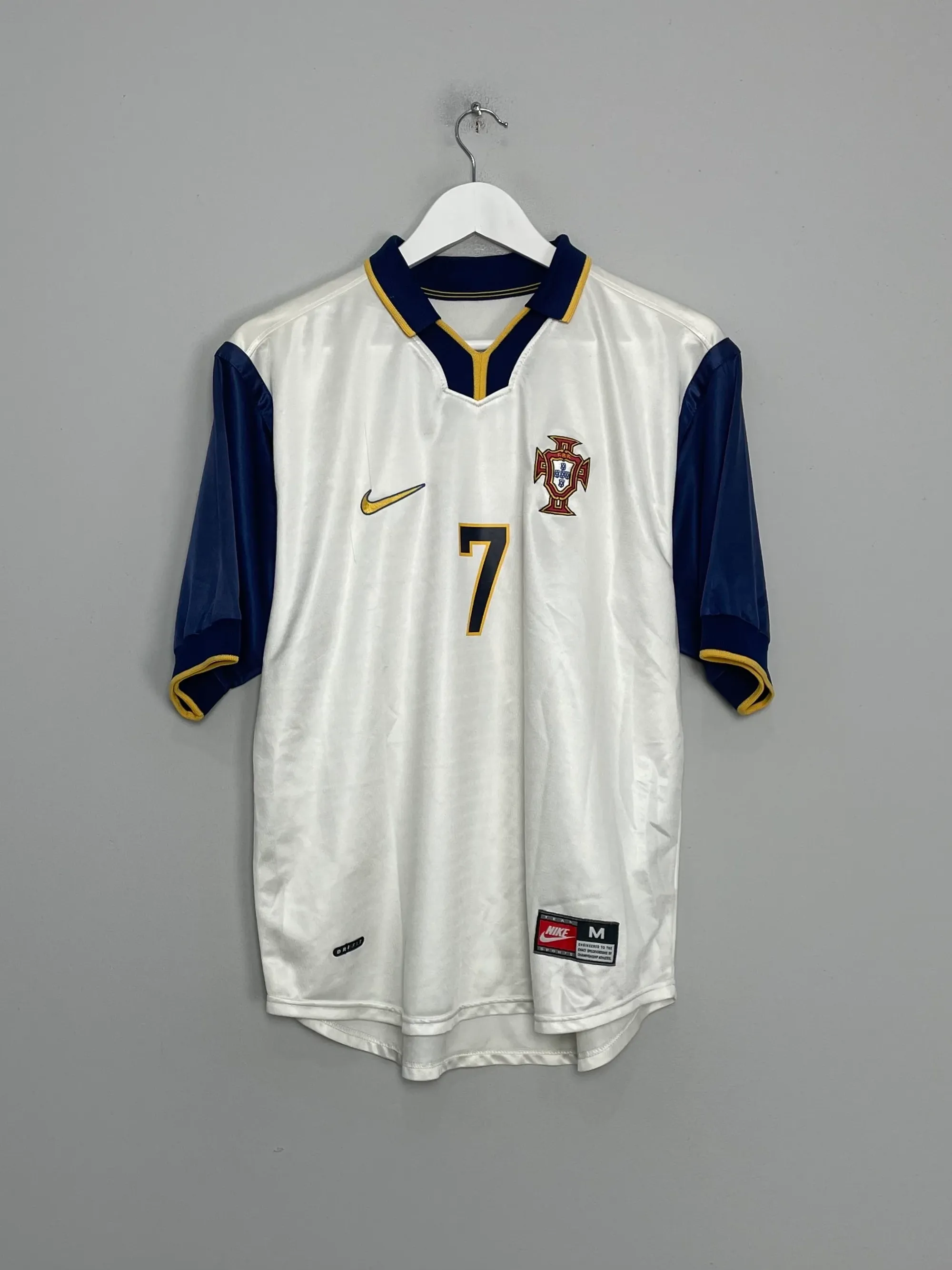 1998/00 PORTUGAL FIGO #7 AWAY SHIRT (M) NIKE | 826007-699 | FOOTY.COM