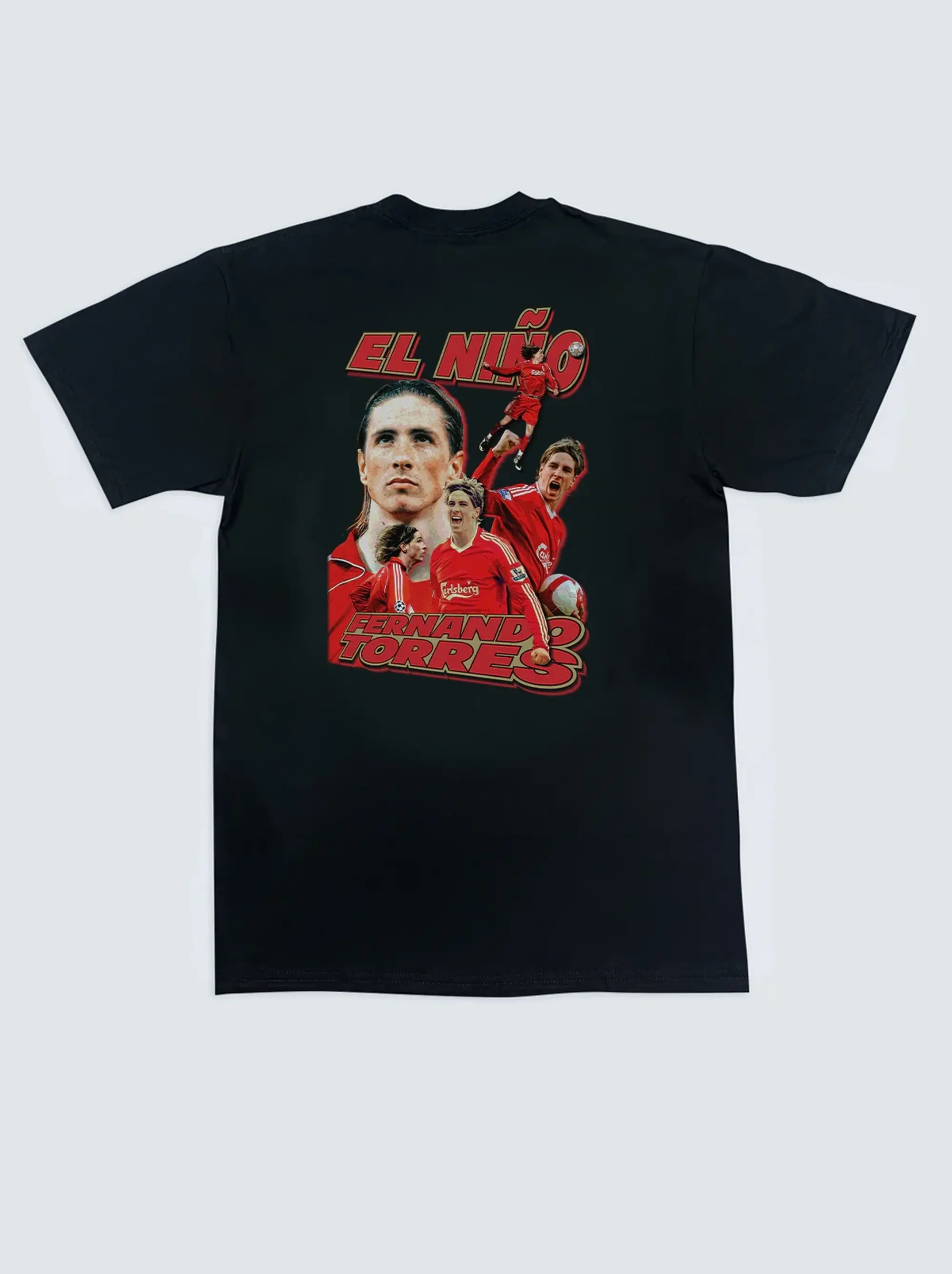 LIVERPOOL EL NIÑO TORRES BOOTLEG TEE, Small / Liverpool / Black