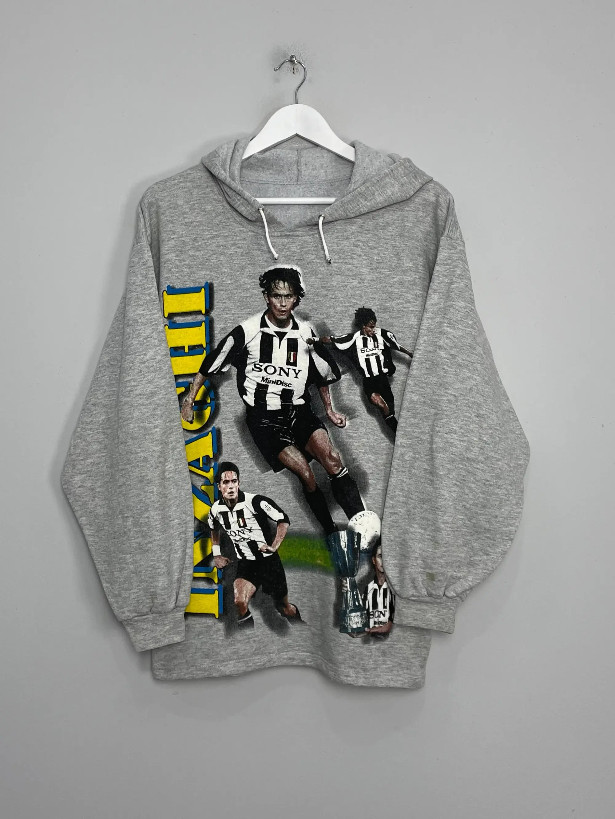 1999 JUVENTUS INZAGHI #9 HOODIE (M) BOOTLEG