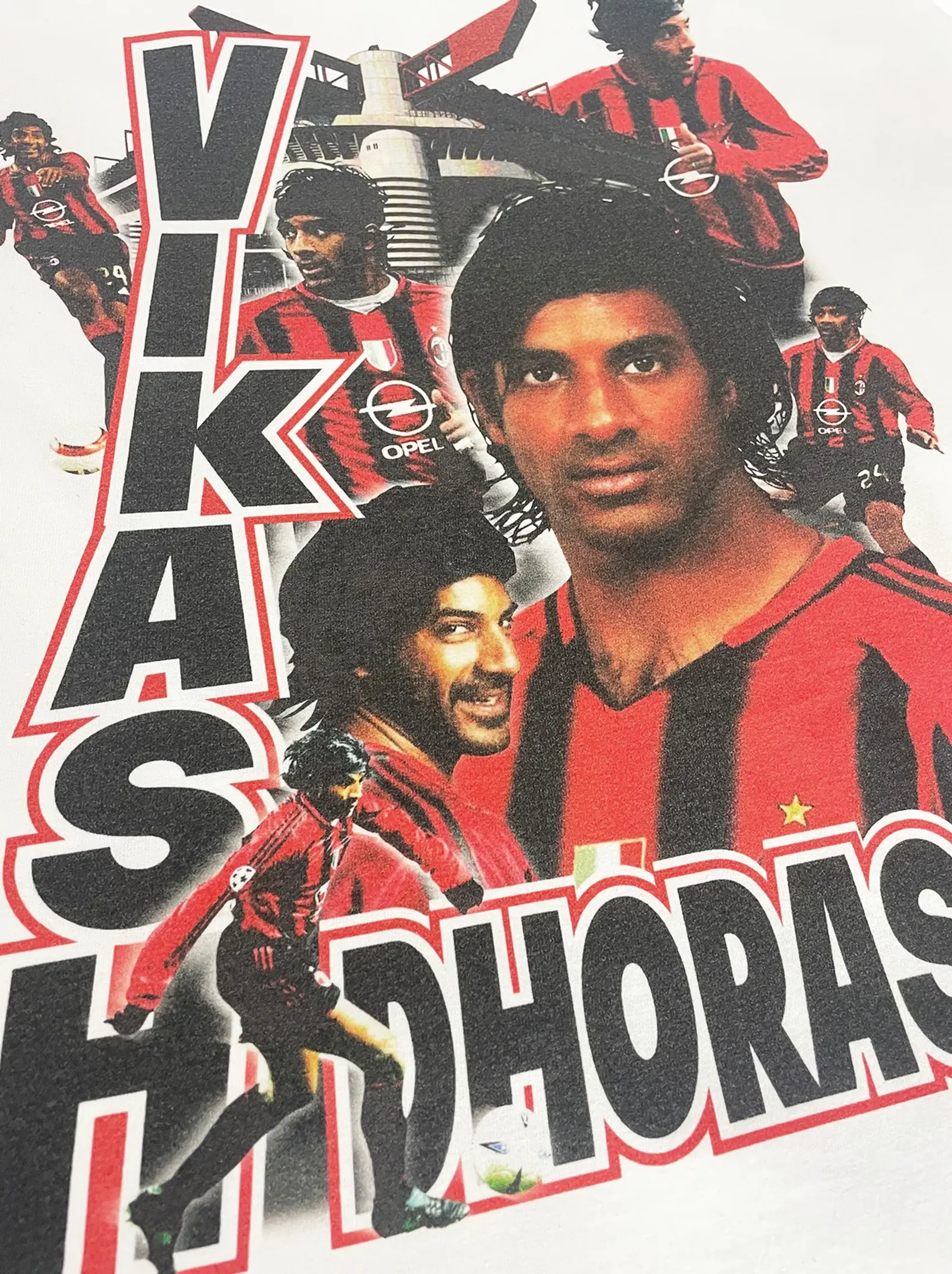 AC MILAN IL CAPITANO MALDINI BOOTLEG TEE | Cult Kits, Small / AC Milan / White