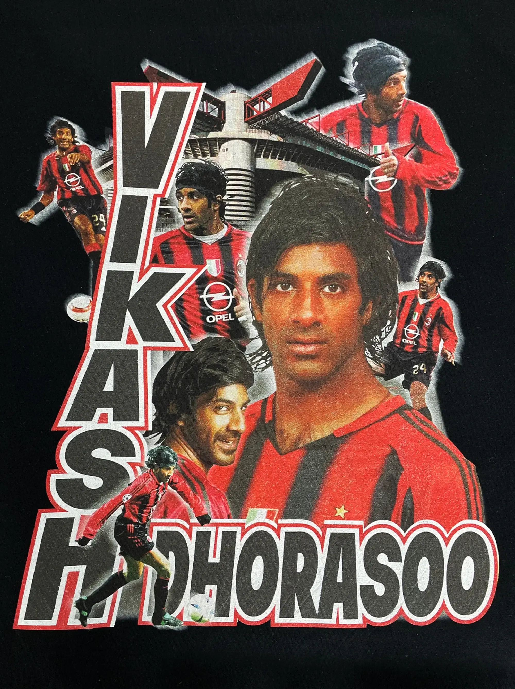 AC MILAN IL CAPITANO MALDINI BOOTLEG TEE | Cult Kits, Small / AC Milan / White
