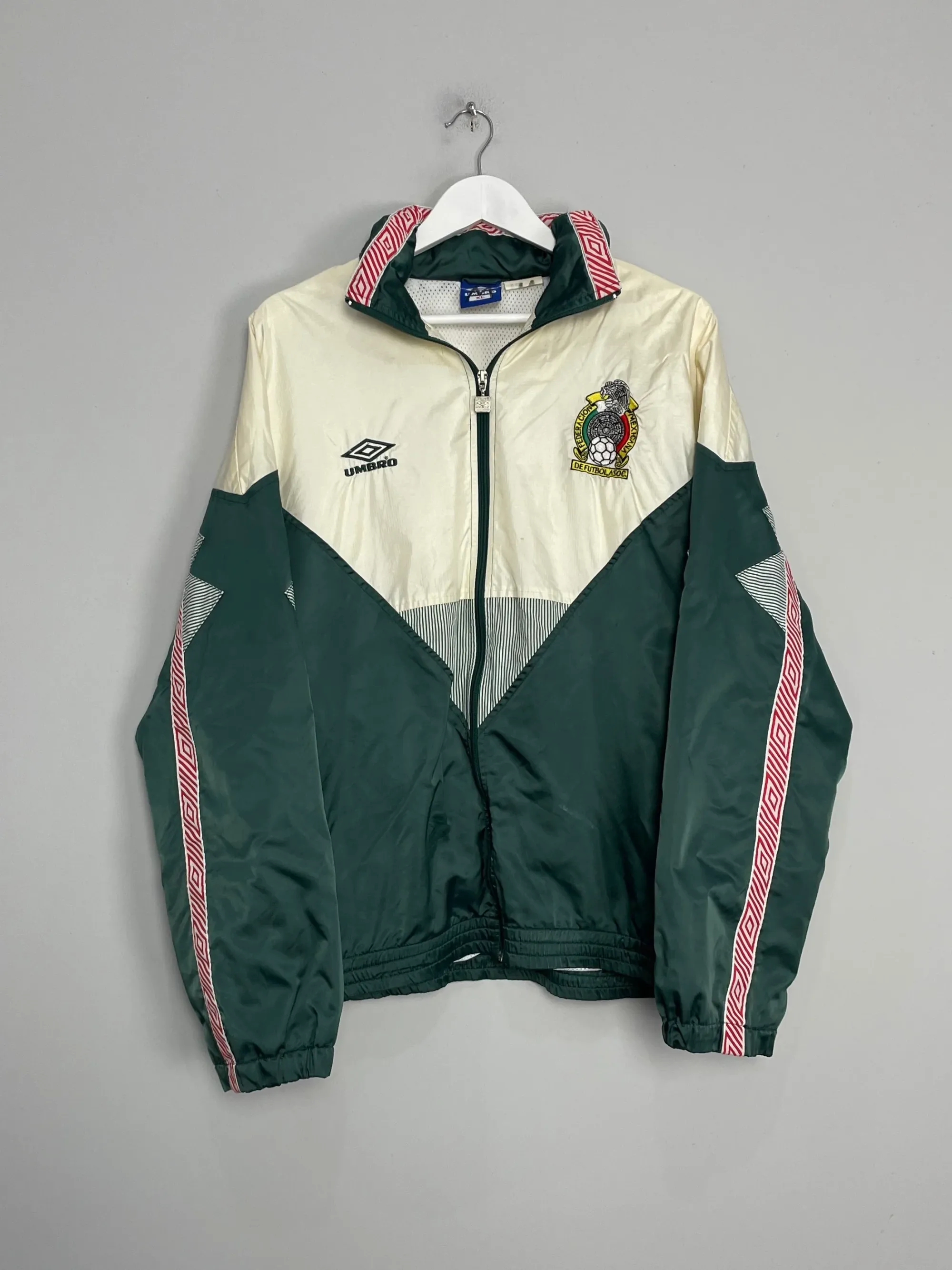 1993/94 MEXICO TRACK JACKET (XL) UMBRO | 82688017-36931 | FOOTY.COM