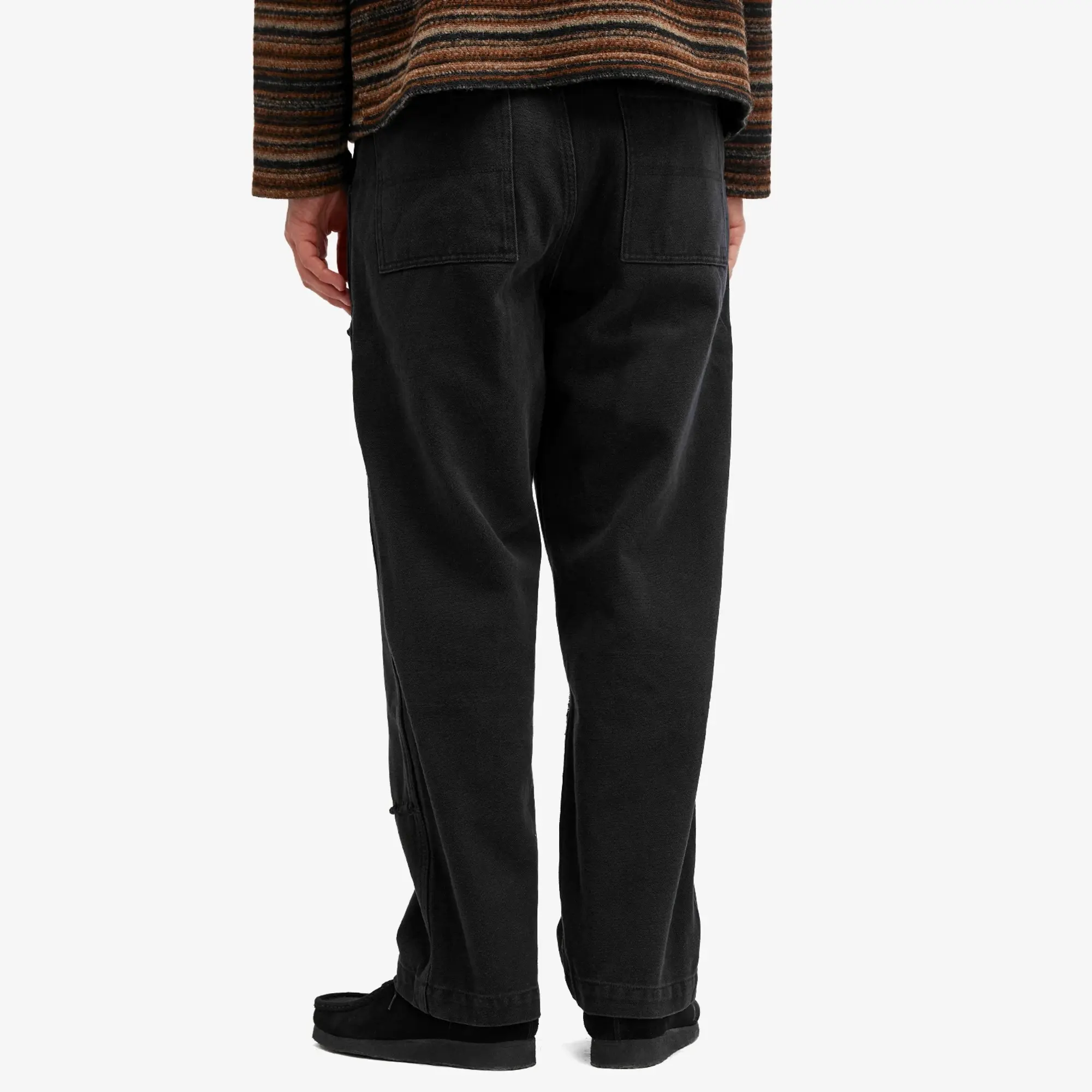 Heresy Men's Scraggy Workwear Trousers Black