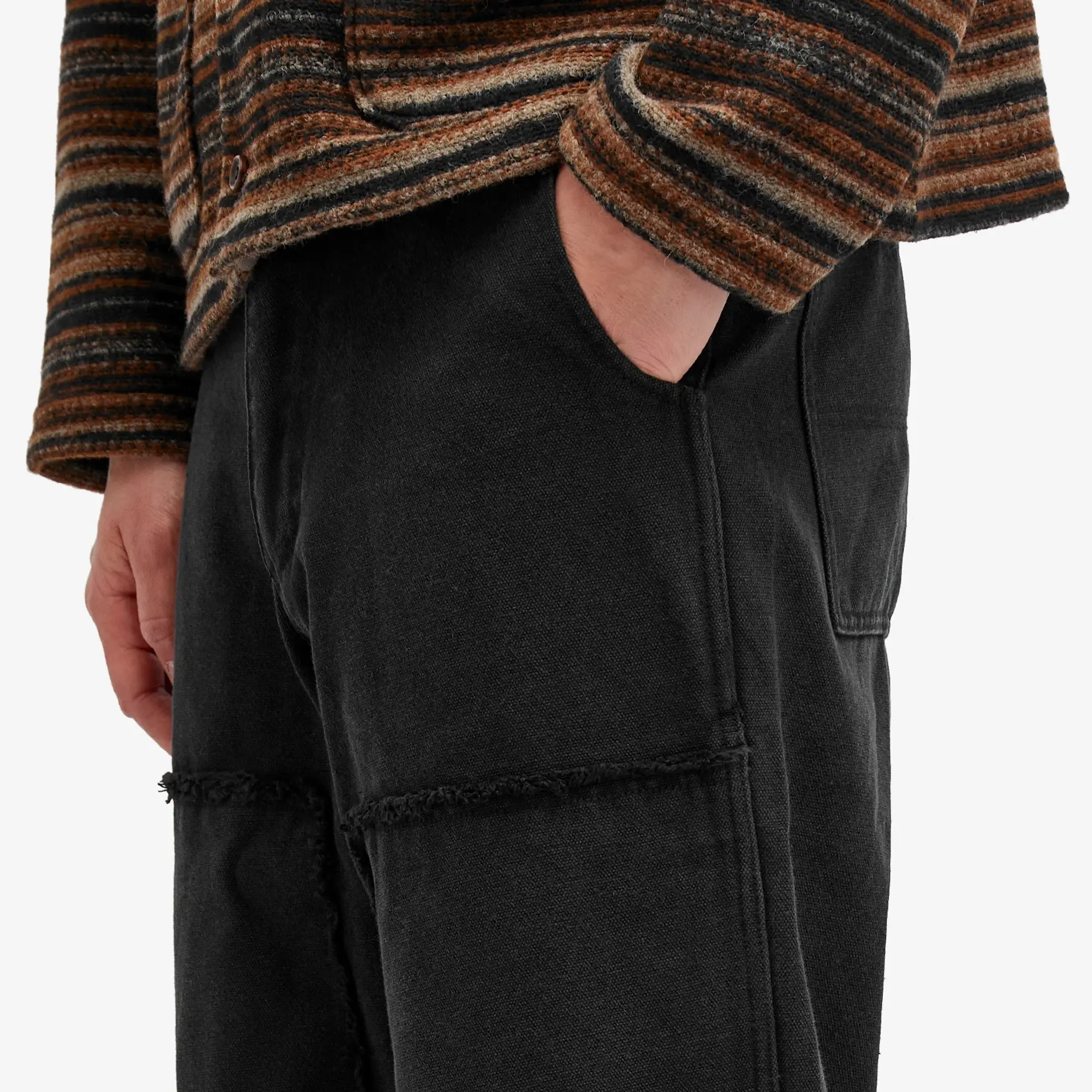 Heresy Men's Scraggy Workwear Trousers Black