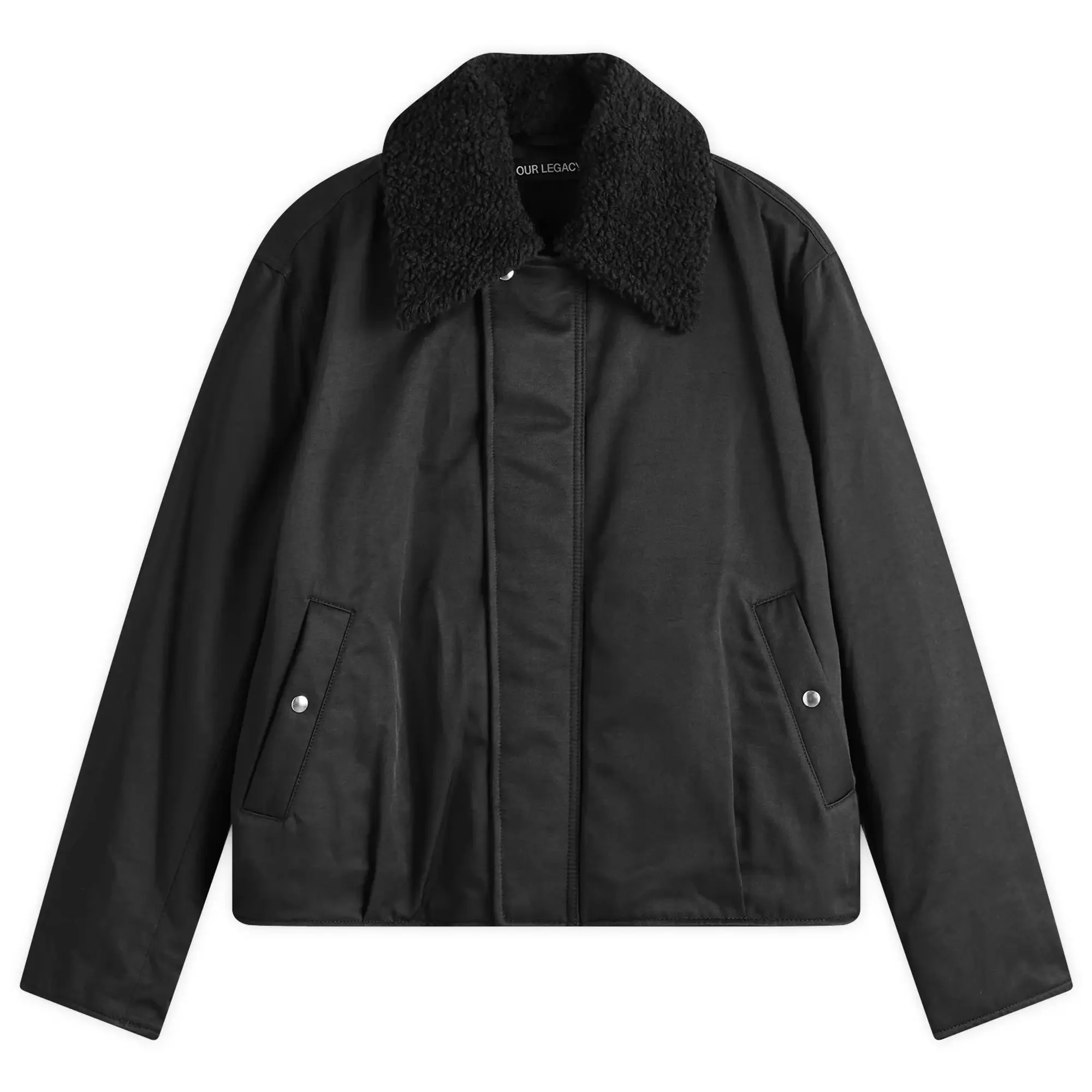 Our Legacy Men's Ace Nylon Jacket Black Aero Nylon