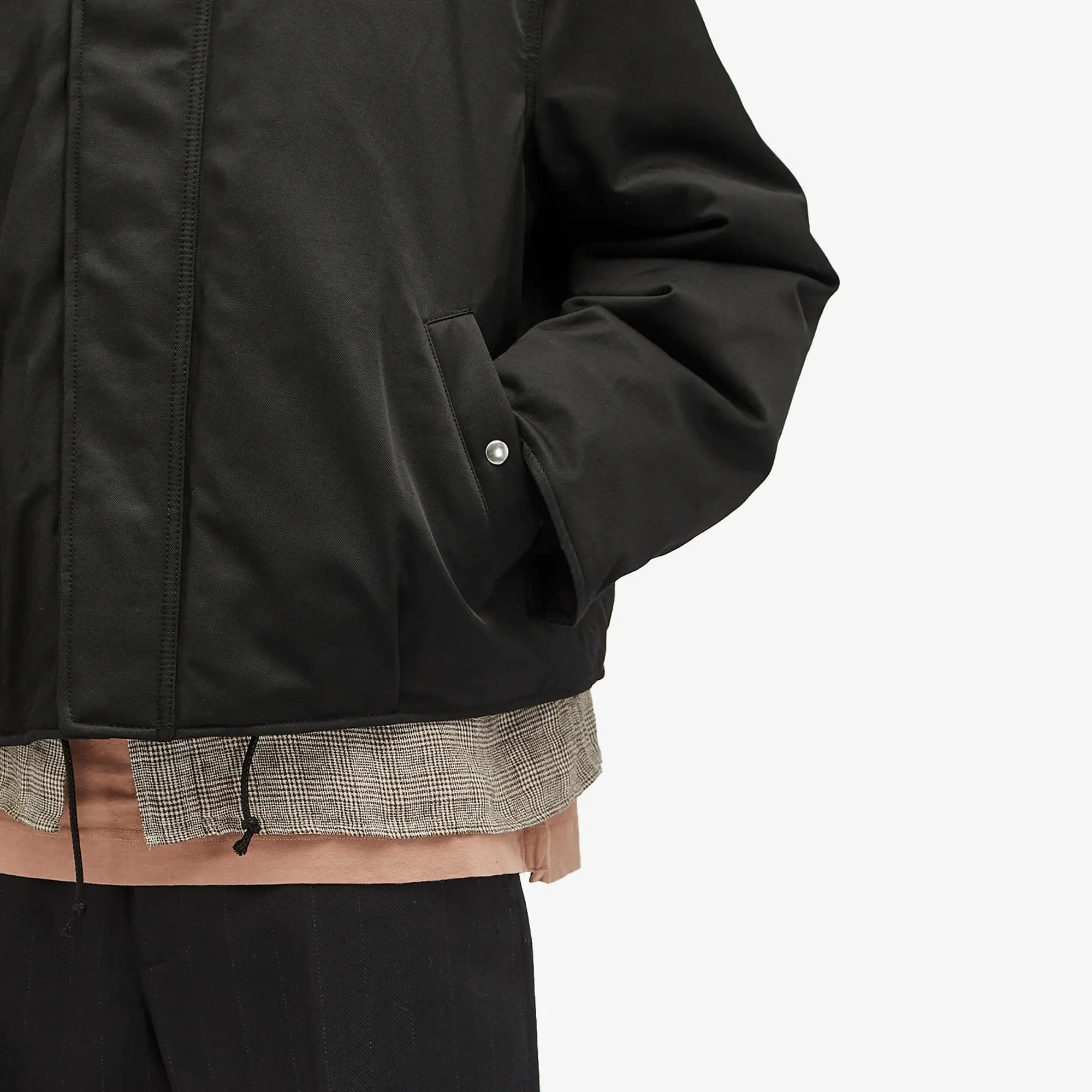 Our Legacy Men's Ace Nylon Jacket Black Aero Nylon