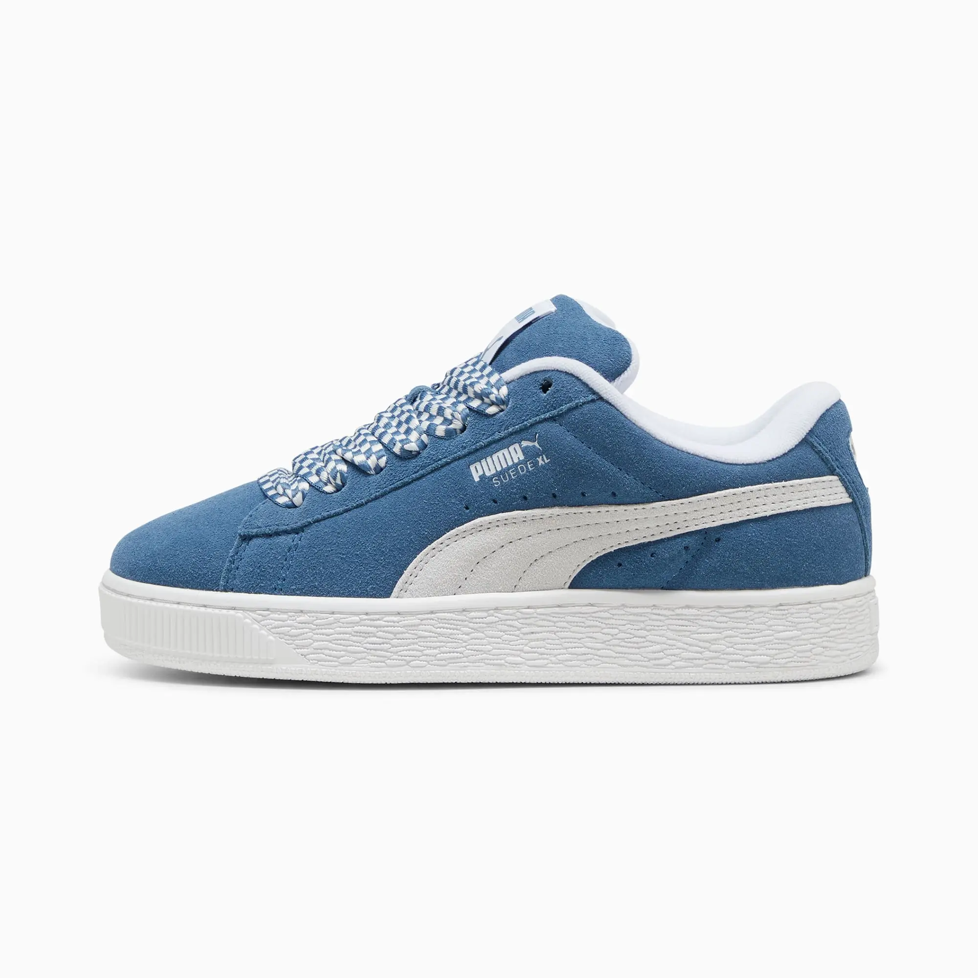 PUMA Suede Xl Lace Sneakers Women, Blue Horizon/White