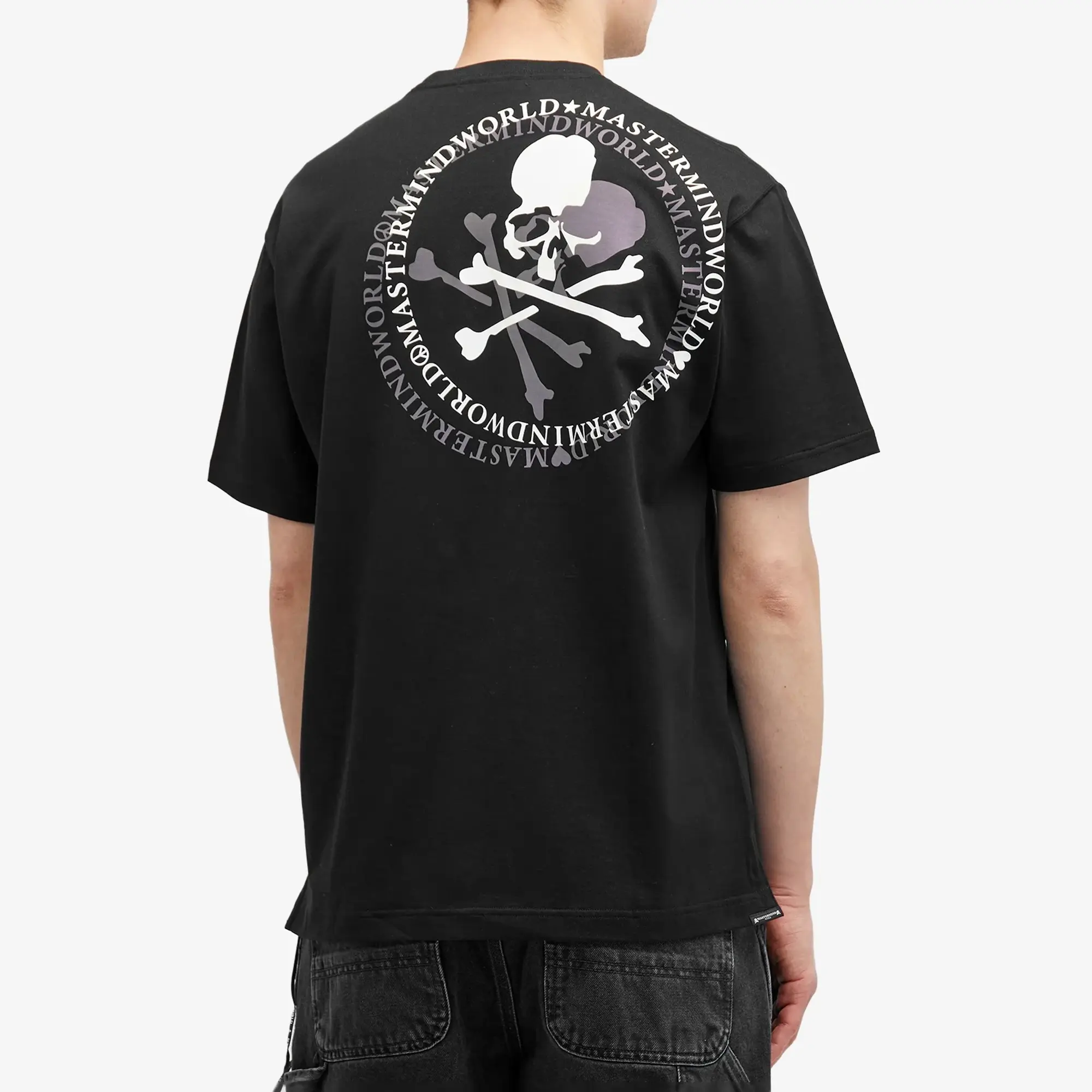 MASTERMIND WORLD Men's Aurola Logo T-Shirt Black
