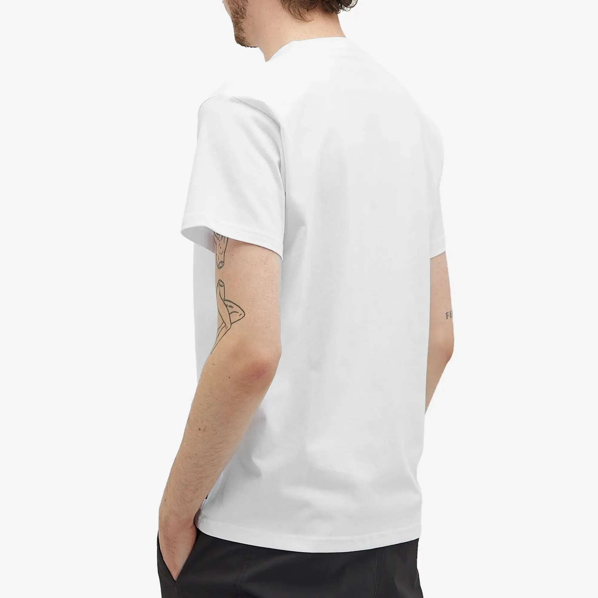 Snow Peak Men's Typography Logo T-Shirt White