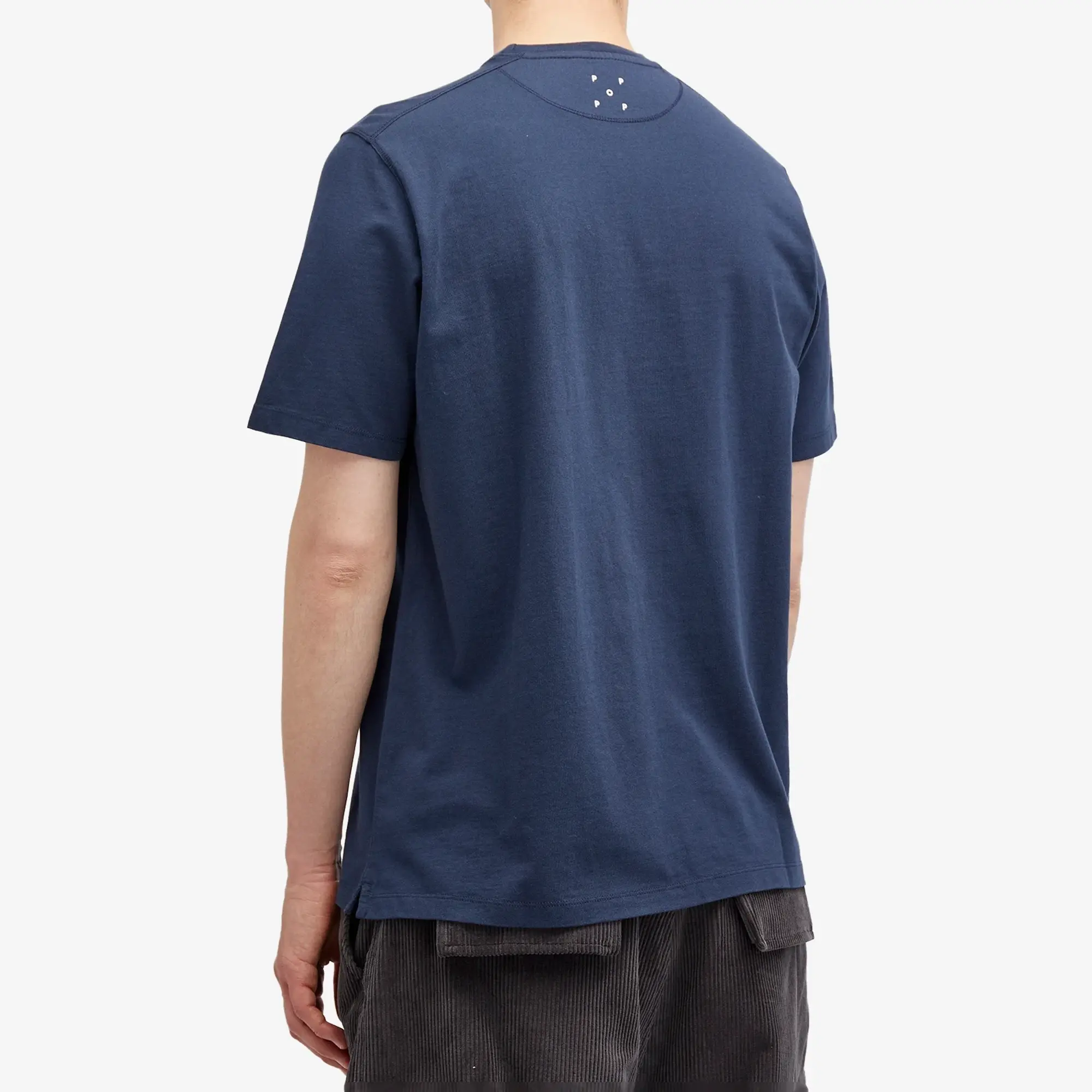 Pop Trading Company Men's Arch Logo T-Shirt Navy