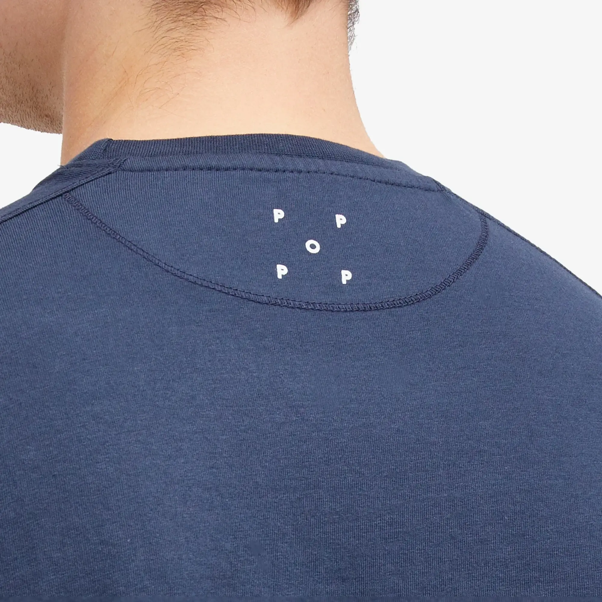 Pop Trading Company Men's Arch Logo T-Shirt Navy