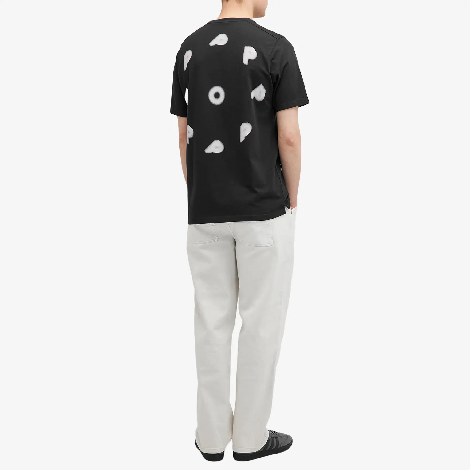 Pop Trading Company Men's Blurred T-Shirt Black