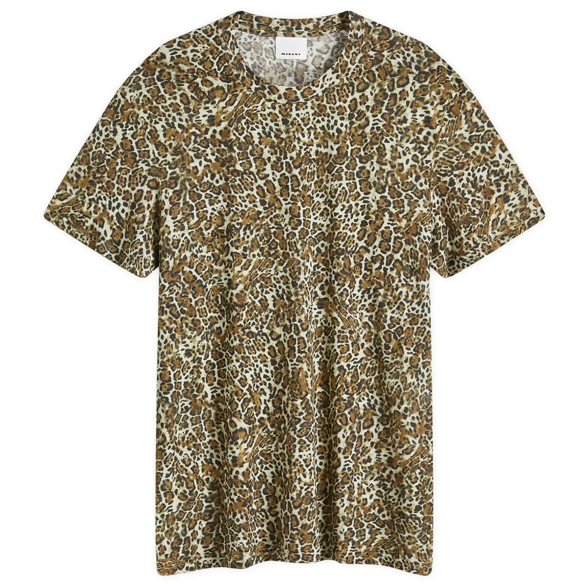 Isabel Marant Men's Luk Leopard Print T-Shirt