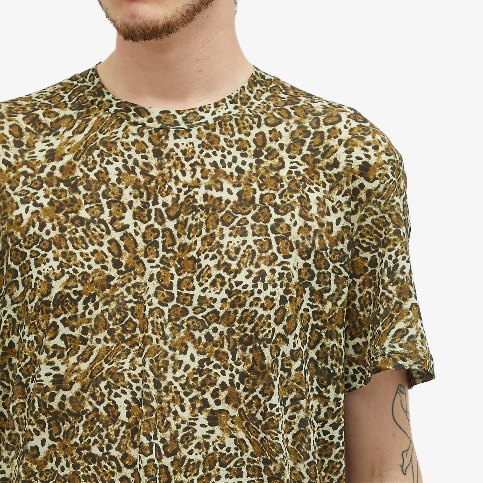 Isabel Marant Men's Luk Leopard Print T-Shirt