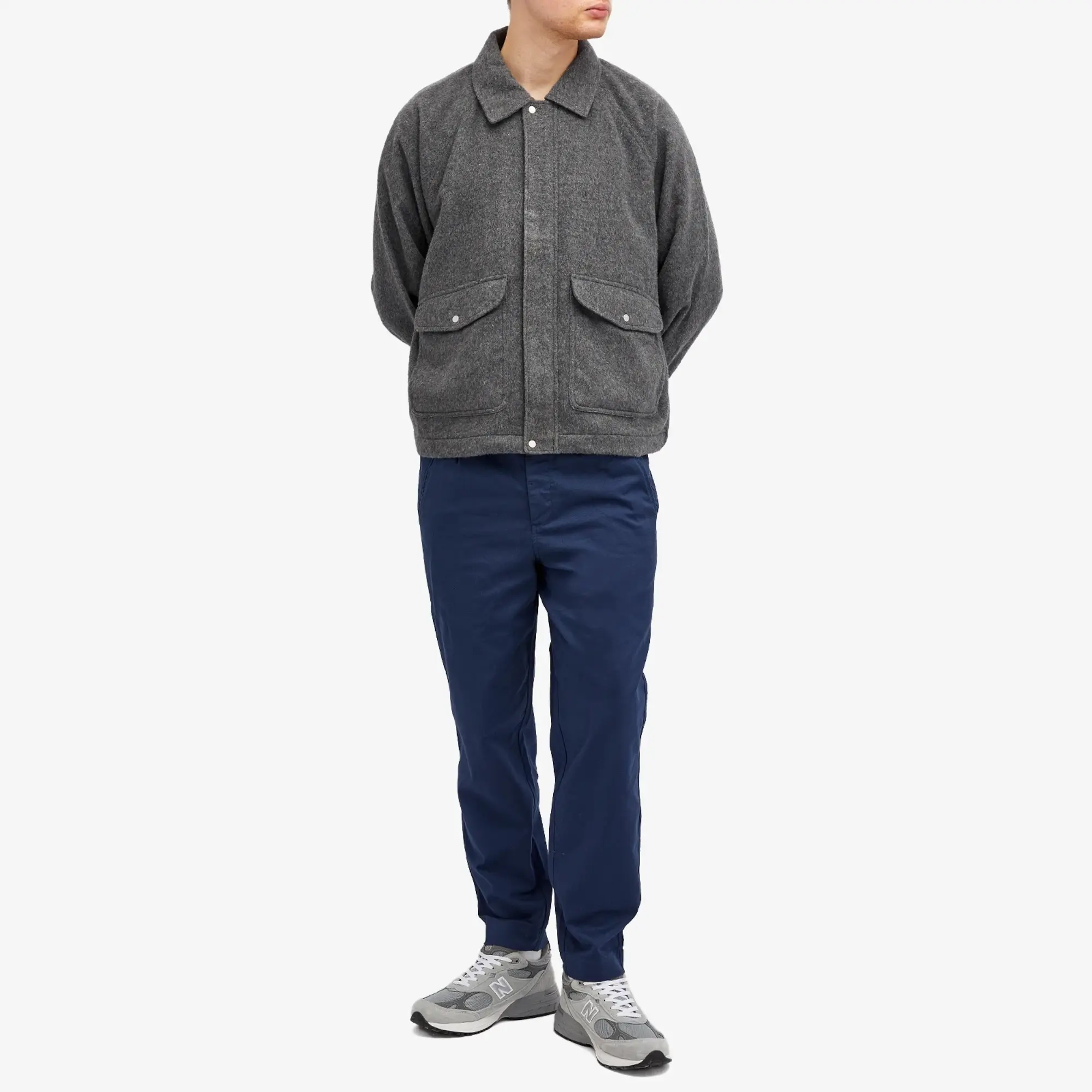 Folk Men's Twill Assembly Pants Navy Twill