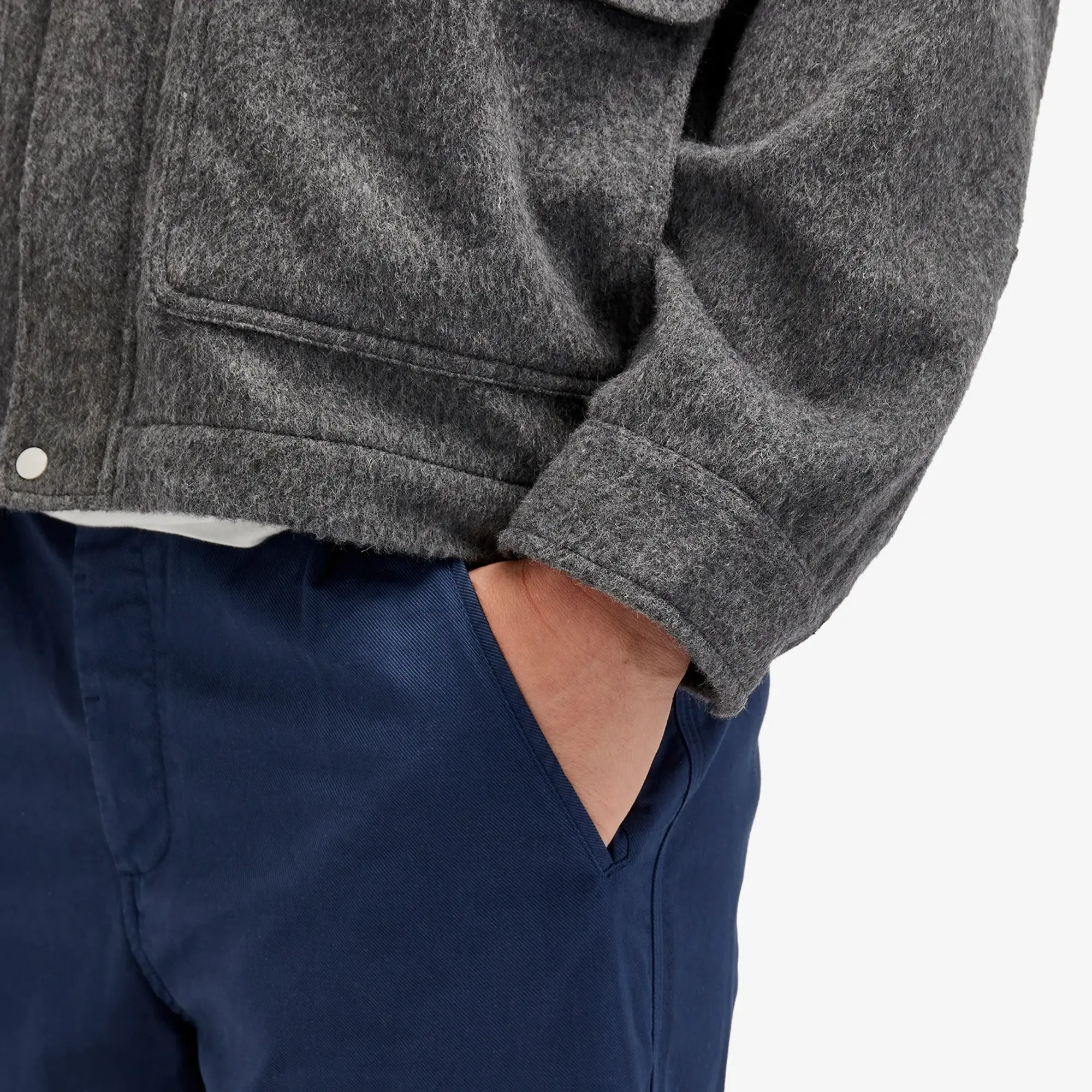 Folk Men's Twill Assembly Pants Navy Twill