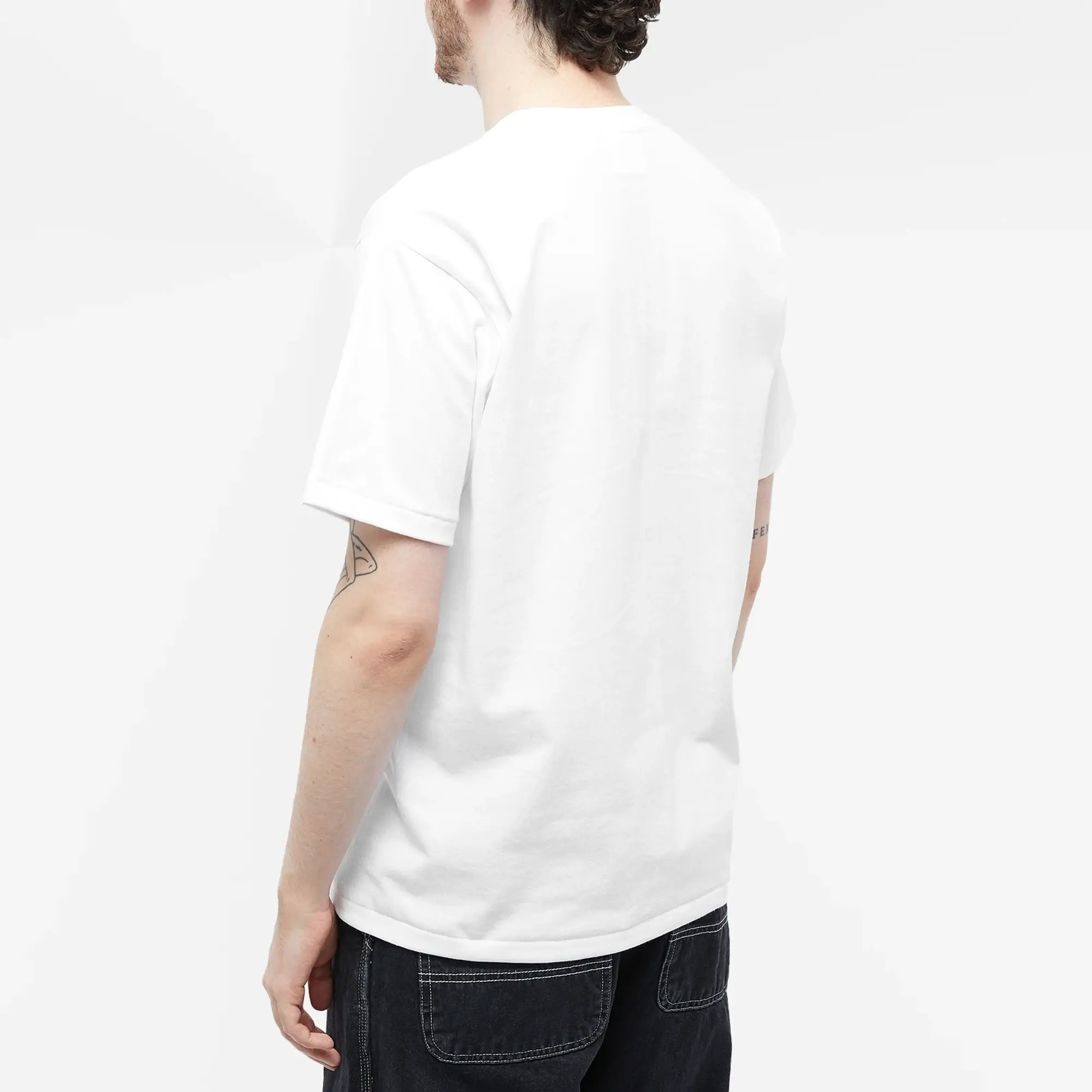 A Bathing Ape Men's Colour Camo College T-Shirt White/Purple
