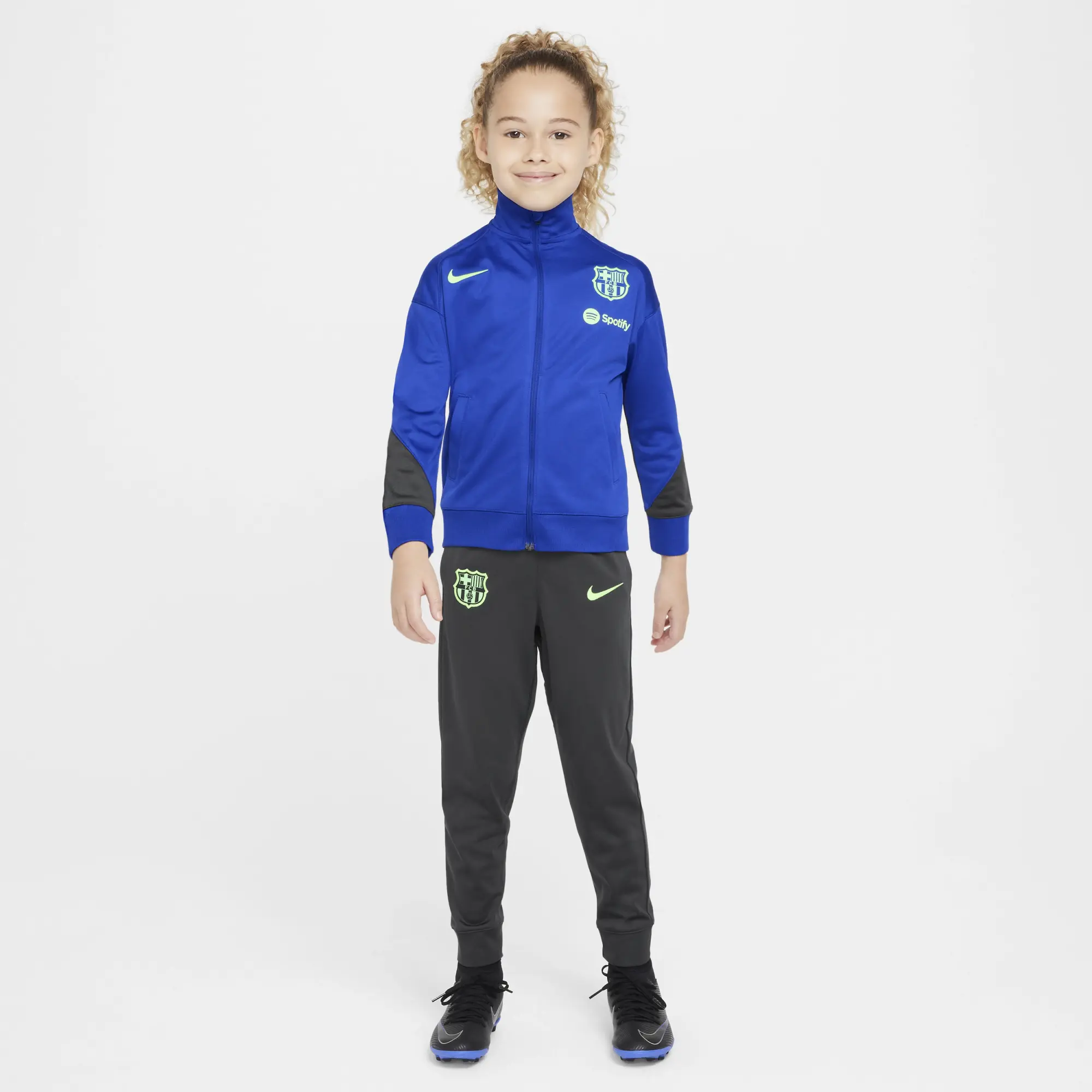 Nike FC Barcelona 24 25 Little Kids Dri FIT Strike Third Tracksuit