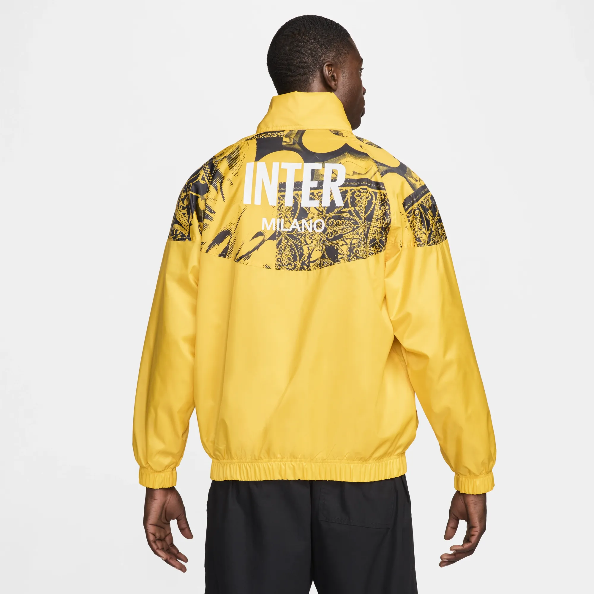Nike Inter Milan Windrunner Anorak Jacket - Gold/White/Black