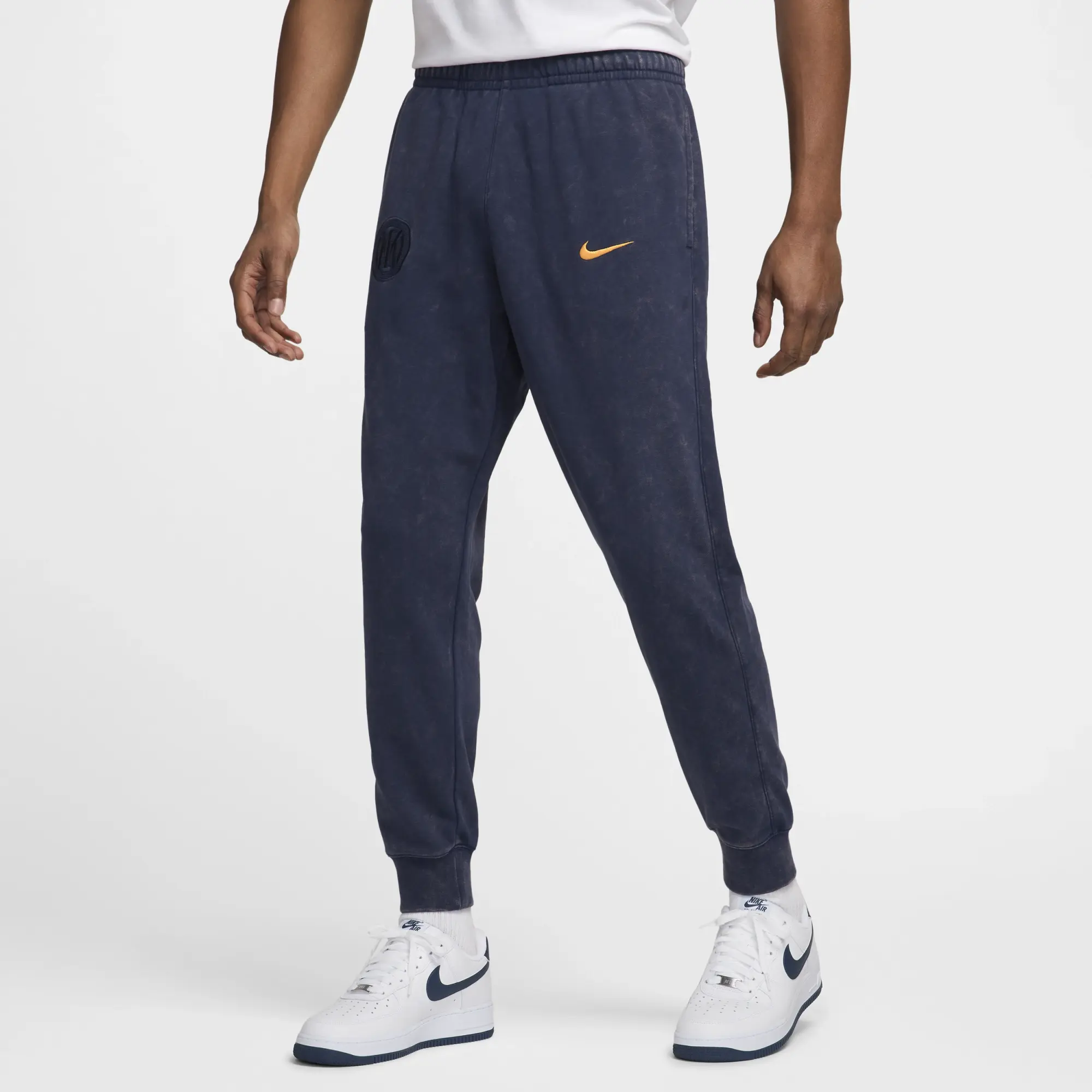 Inter Milan Club Third Men's Nike Football French Terry Joggers - Blue - Cotton/Polyester