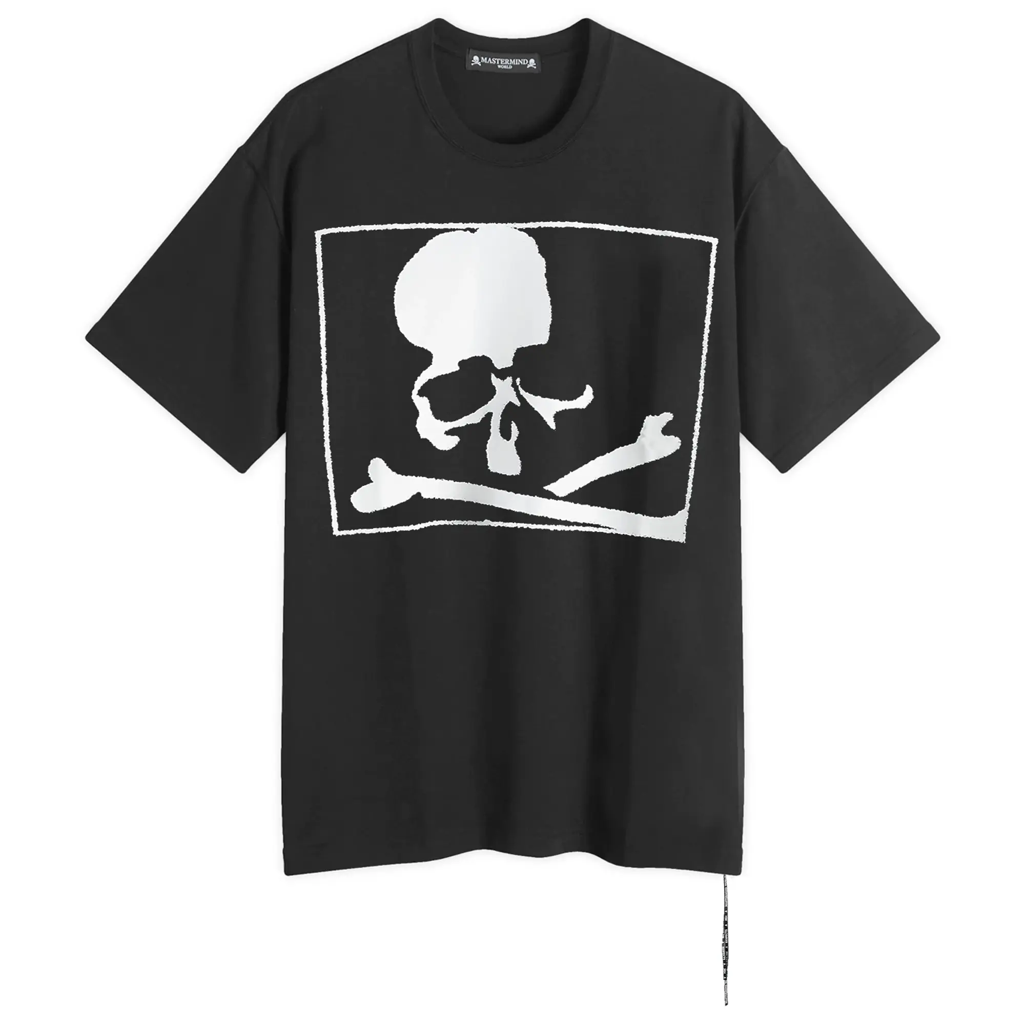 MASTERMIND WORLD Men's Blurred Skull Logo T-Shirt Black