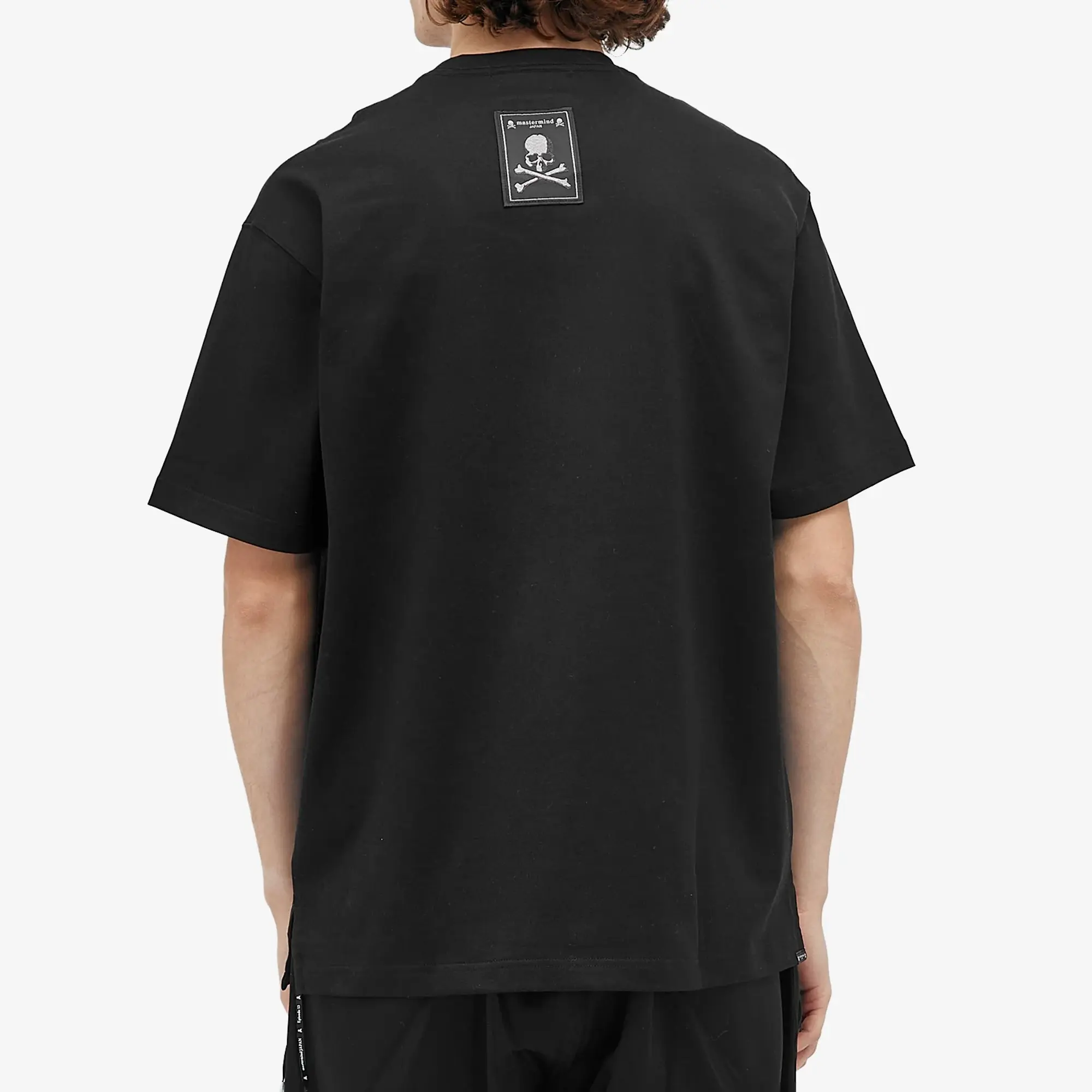 MASTERMIND WORLD Men's Blurred Skull Logo T-Shirt Black