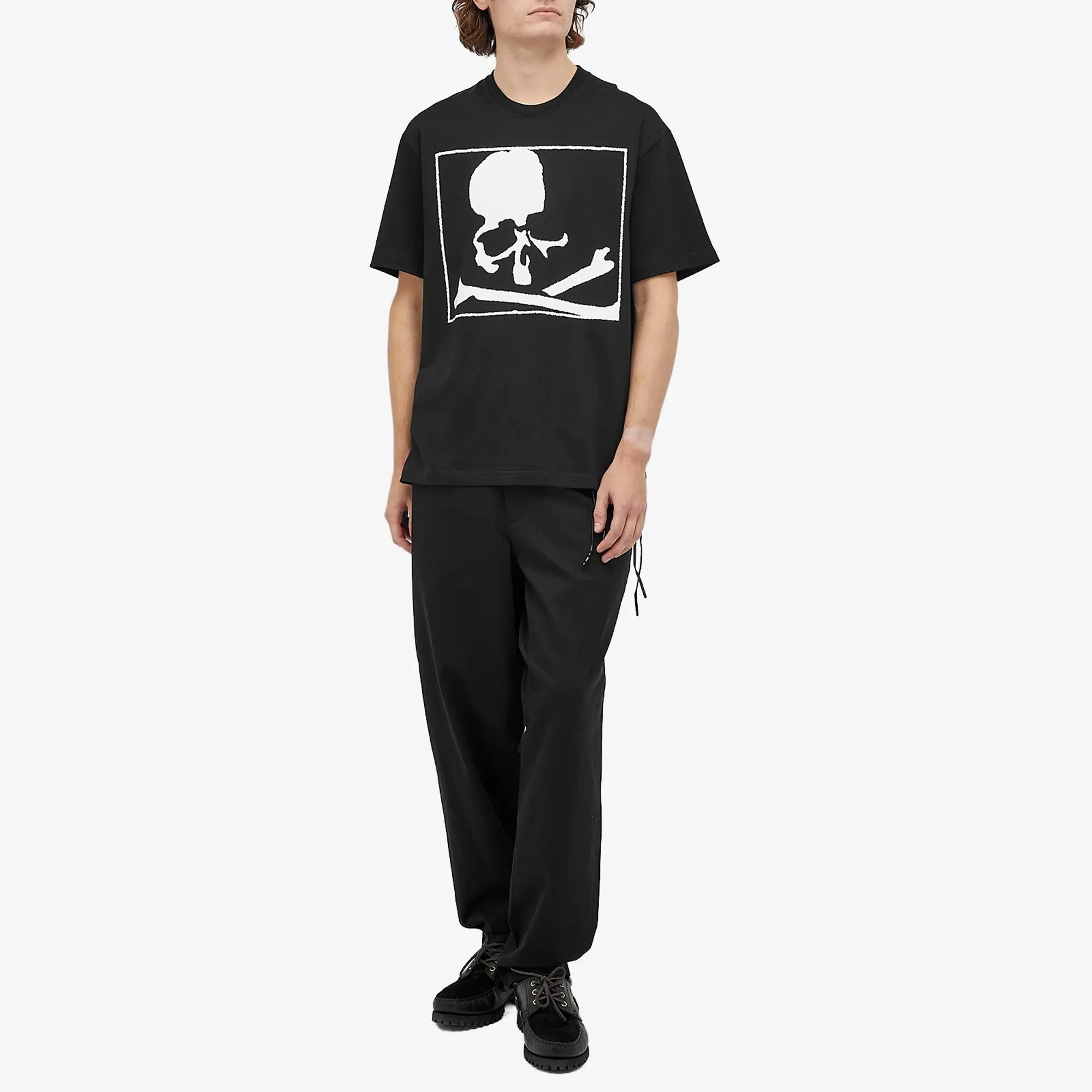 MASTERMIND WORLD Men's Blurred Skull Logo T-Shirt Black