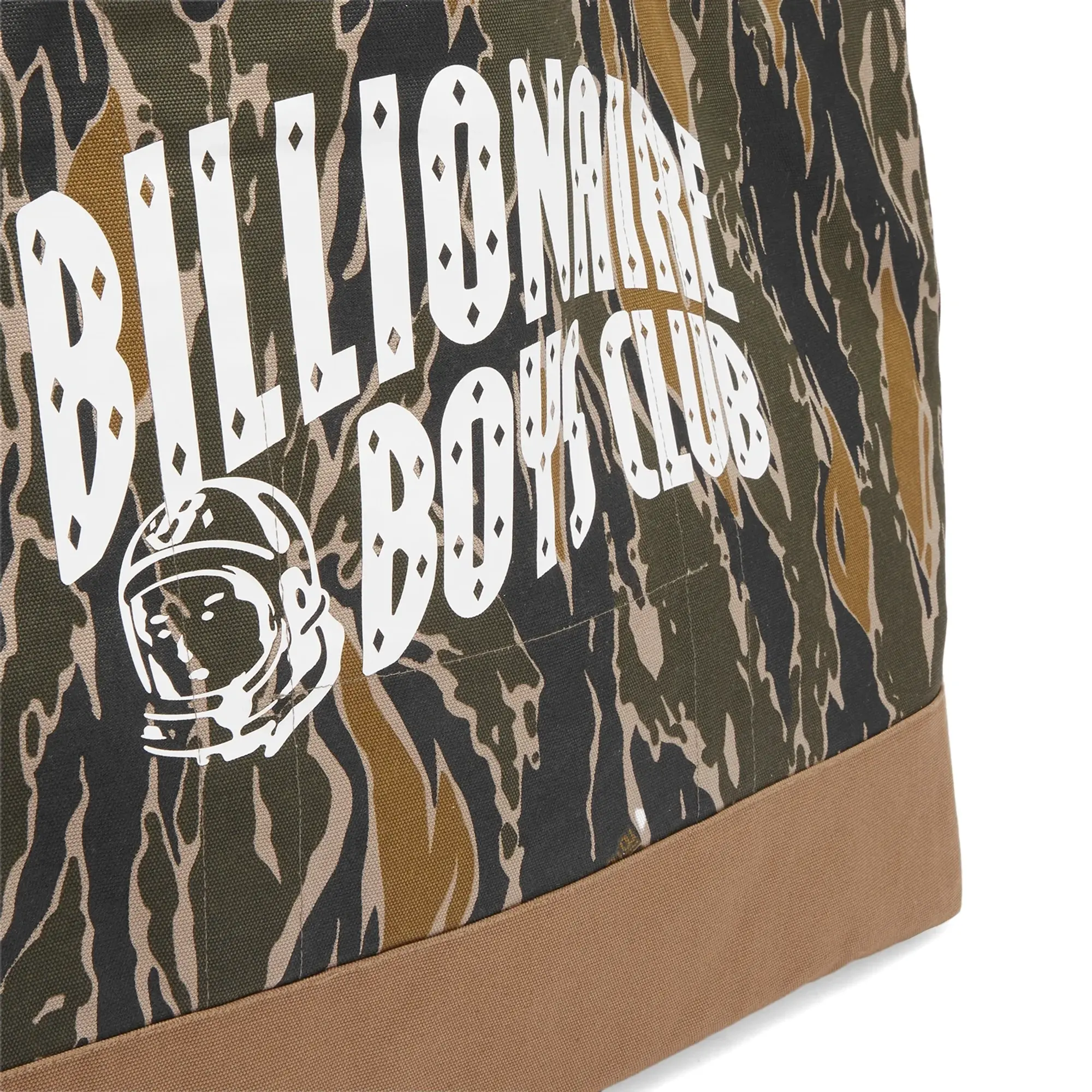 Billionaire Boys Club Men's Arch Logo Camo Tote Bag Green