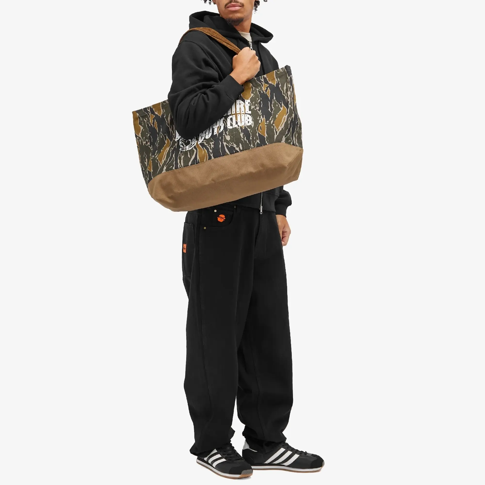 Billionaire Boys Club Men's Arch Logo Camo Tote Bag Green