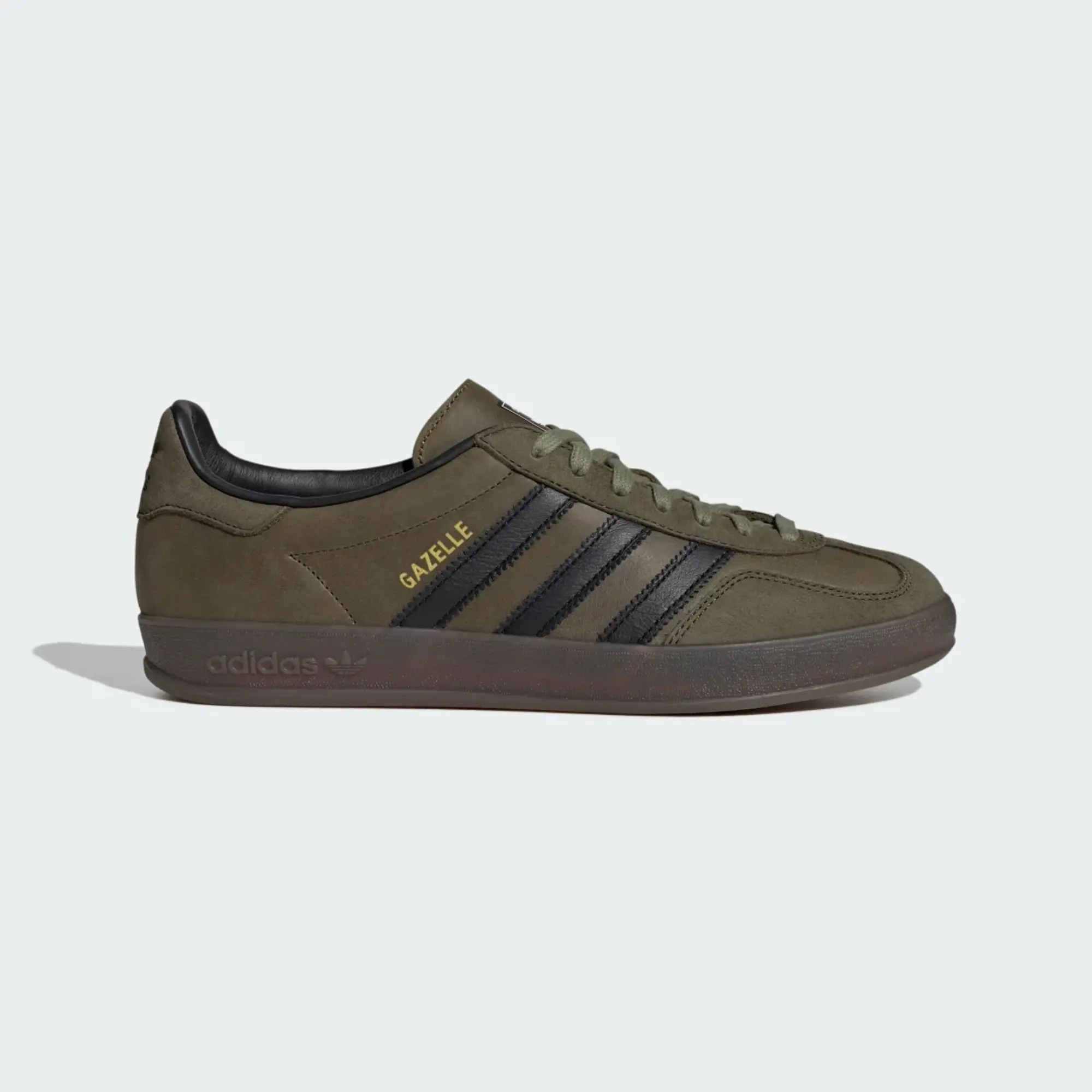 Adidas Gazelle Indoor Focus Olive/Core Black/Gum5