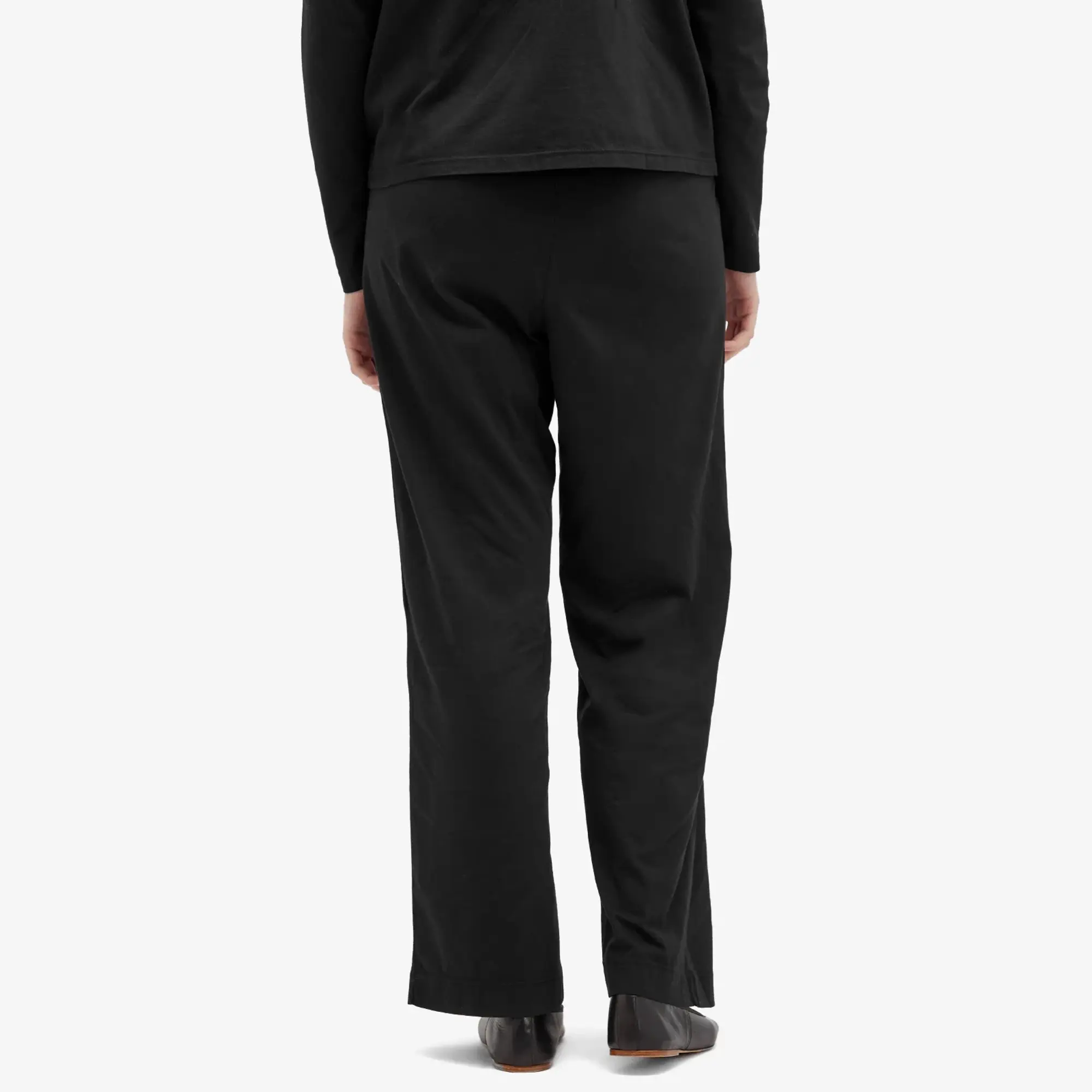 DONNI. Women's Jeresey Bow Simple Trousers Jet