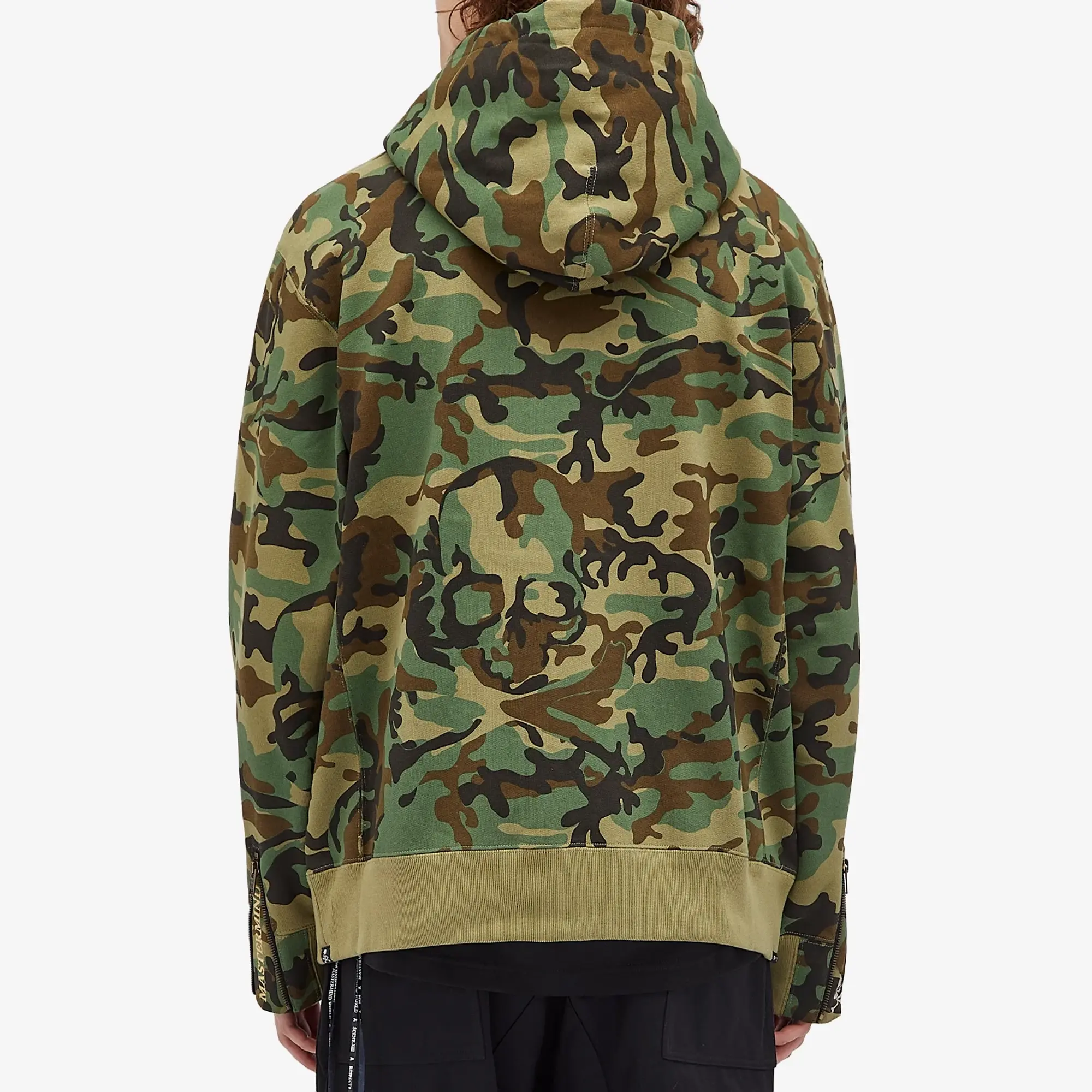 MASTERMIND WORLD Men's Camo Full Zip Hoodie Woodland