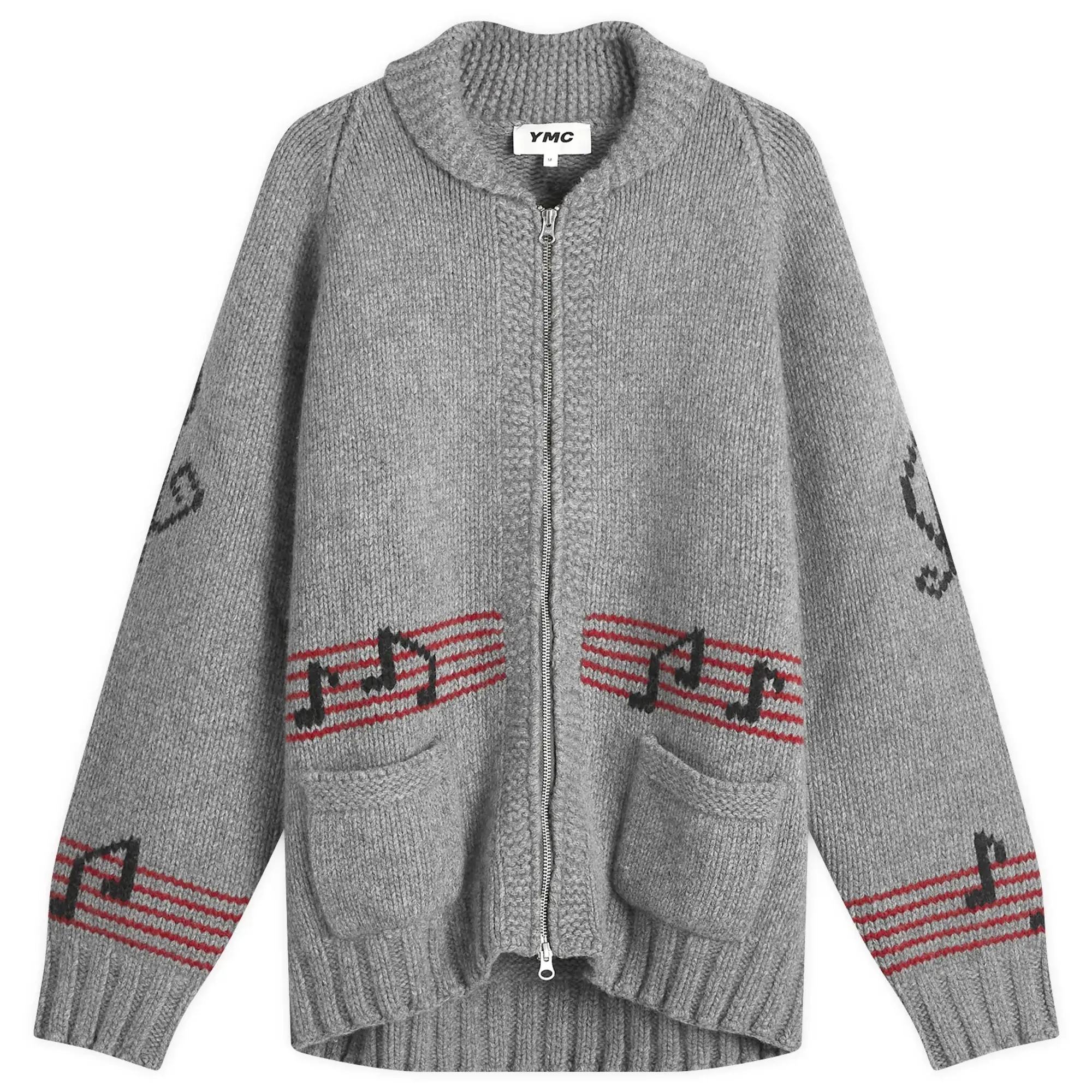 YMC Men's Cowichan Cardigan Grey