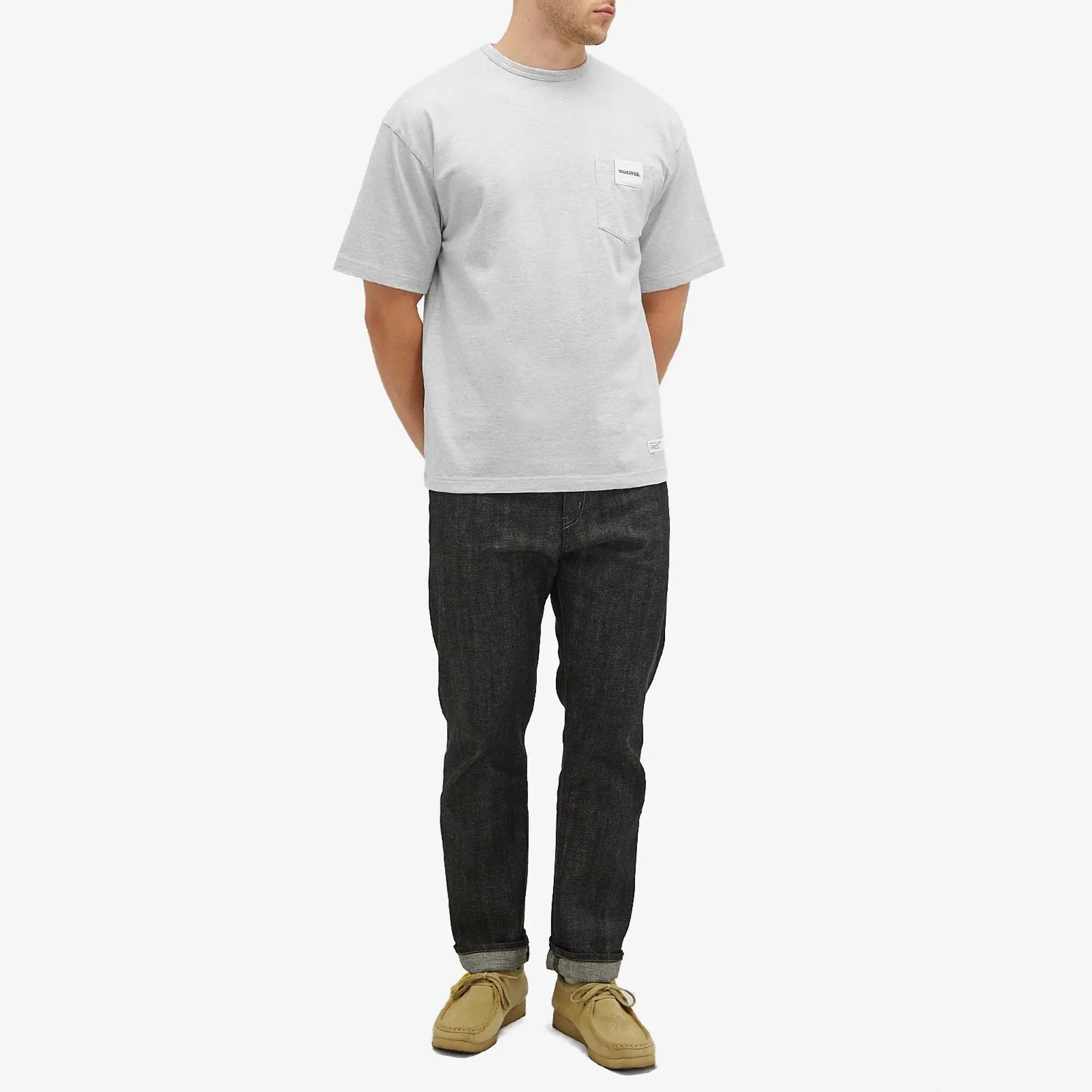 Neighborhood Men's Classic Pocket T-Shirt Grey