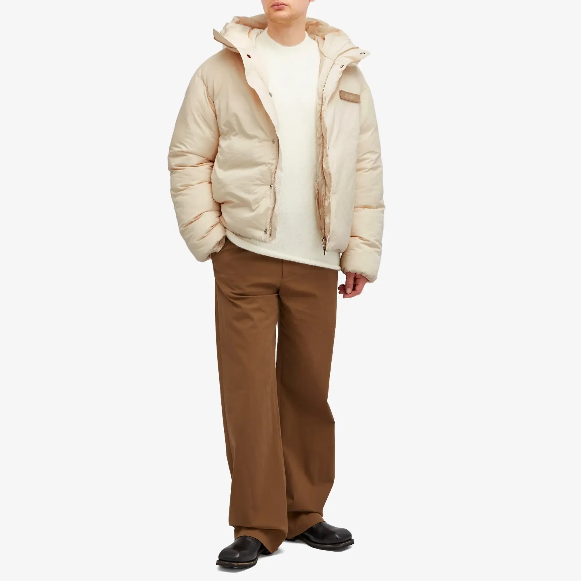 Jacquemus Men's Puffer Jacket Off-White