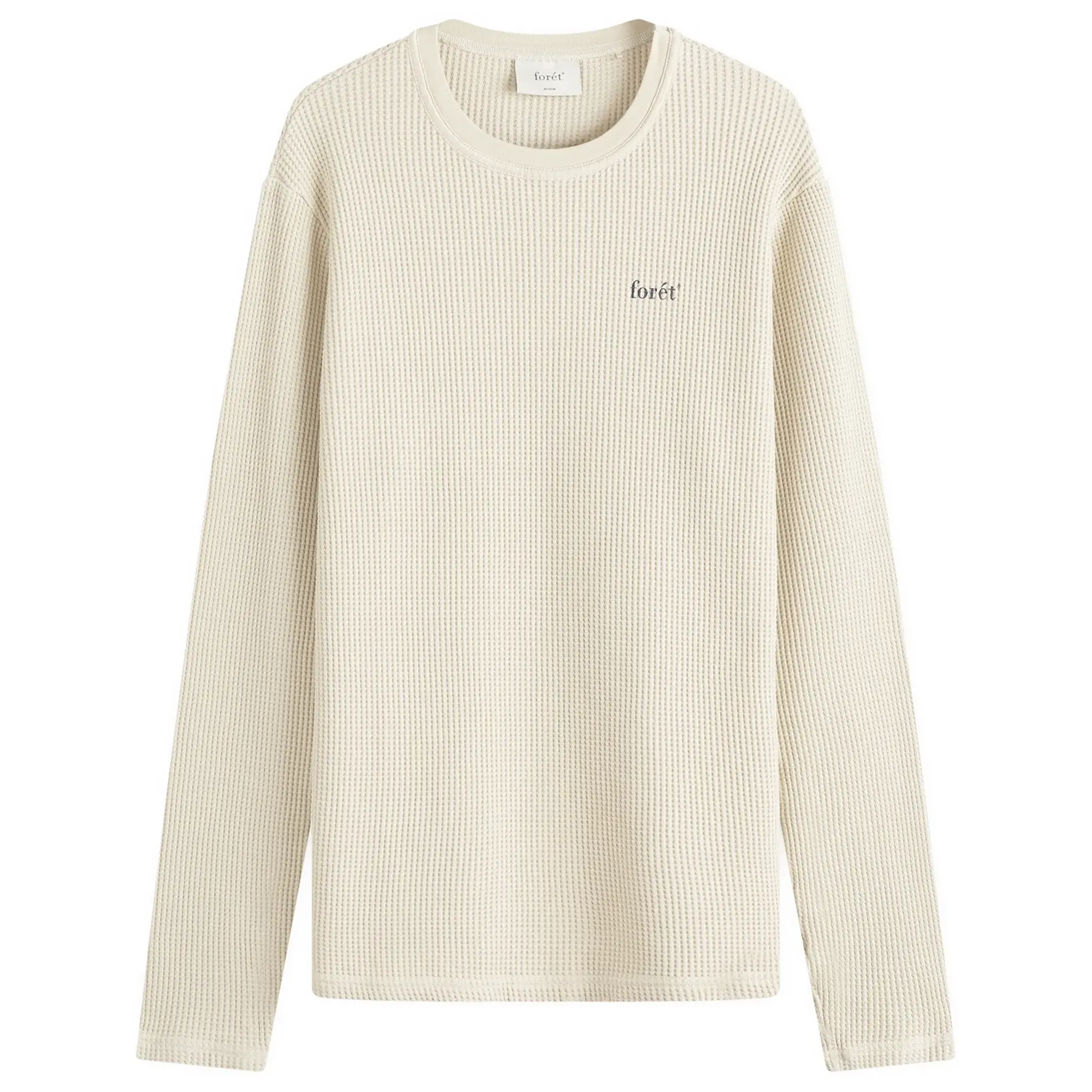 Foret Men's Still Waffle Long Sleeve T-Shirt Oat