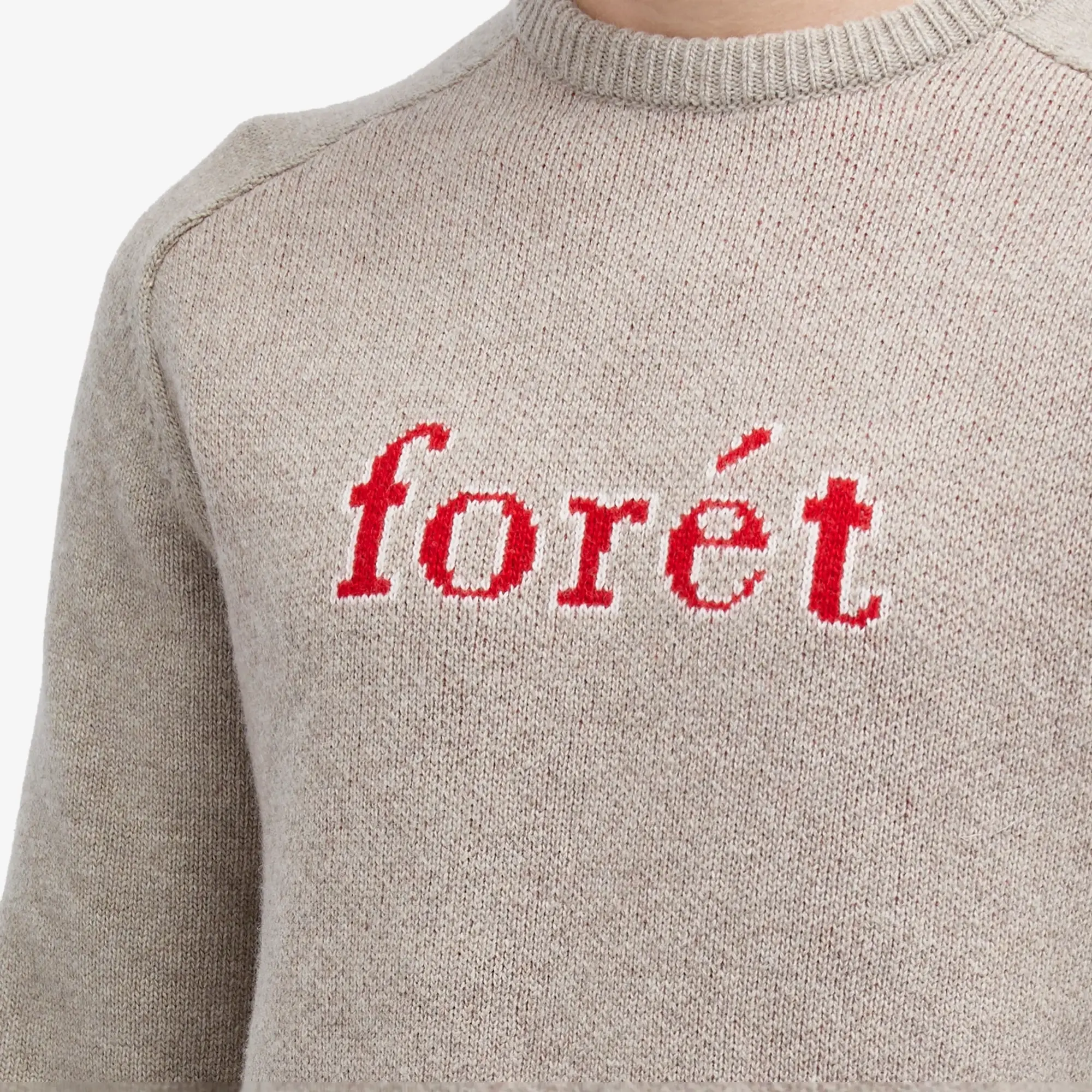 Foret Men's Meadow Knit Sweatshirt Khaki