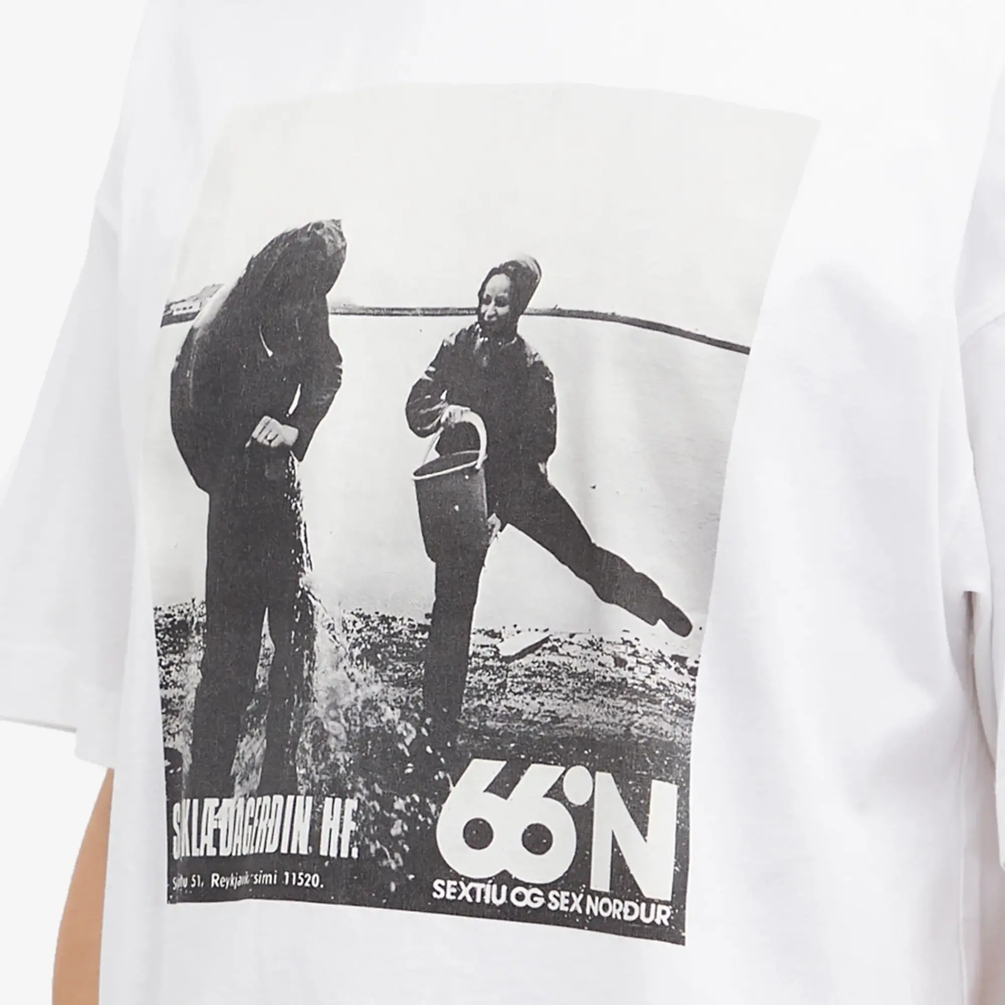 66° North Men's Heritage T-Shirt White