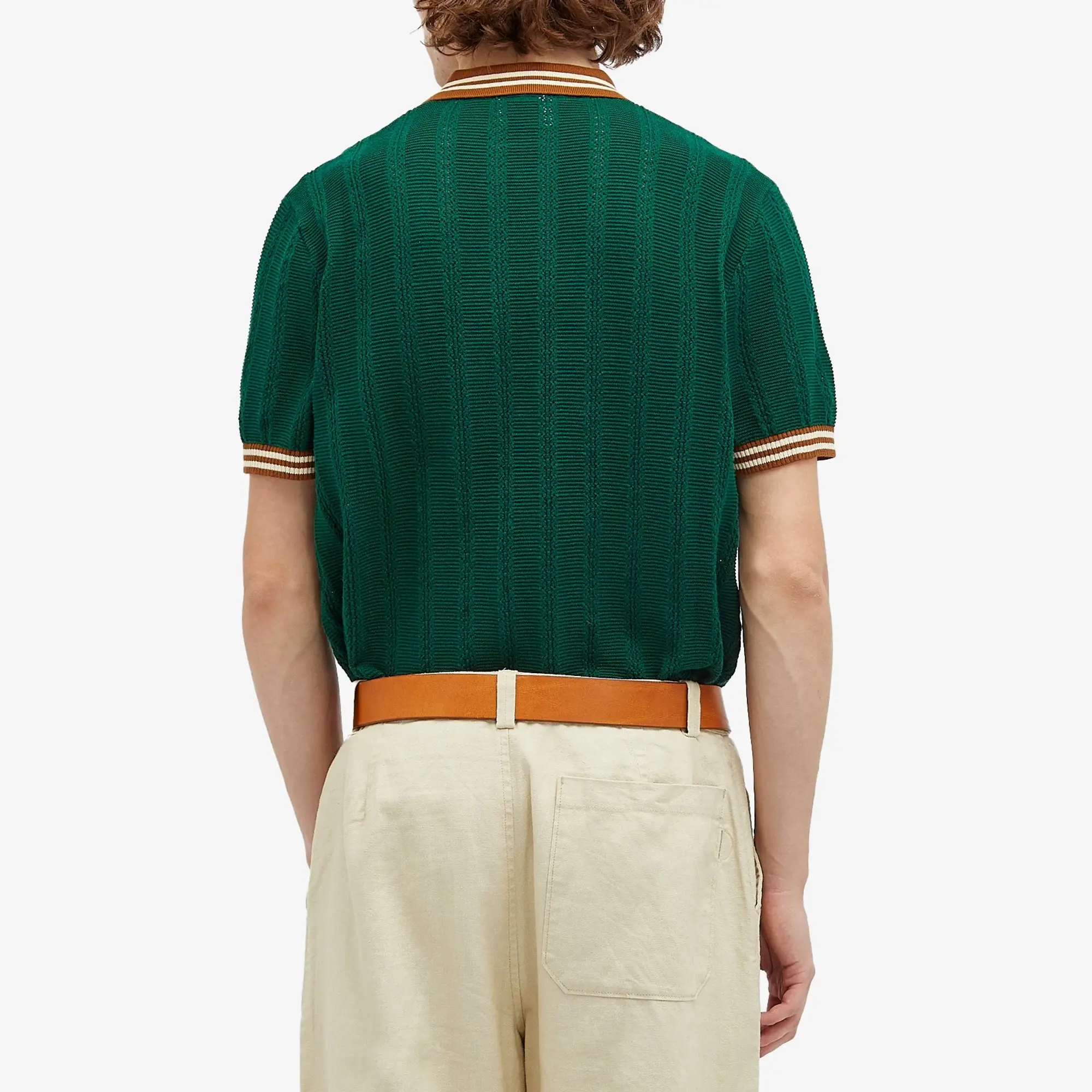 Percival Men's HQ Embroidered Polo Shirt Green
