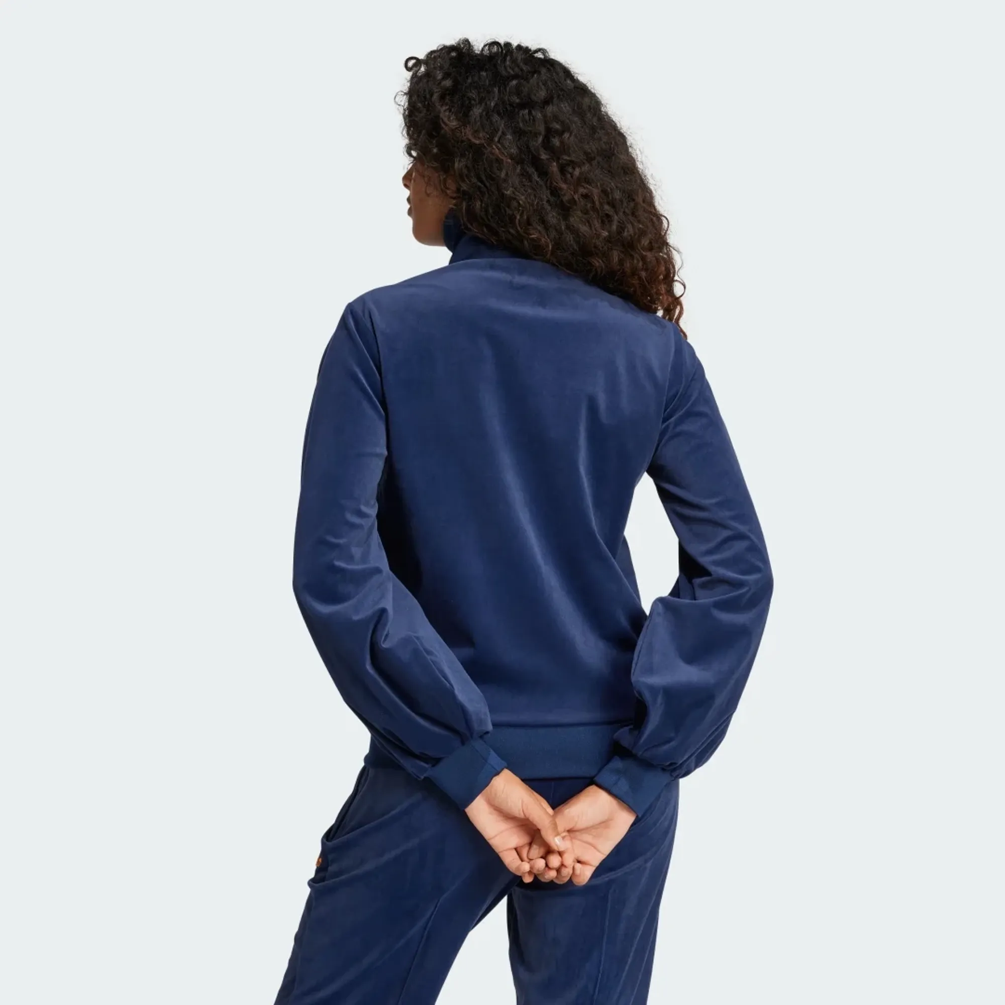 adidas 70s Velour Track Top | JN8287 | FOOTY.COM