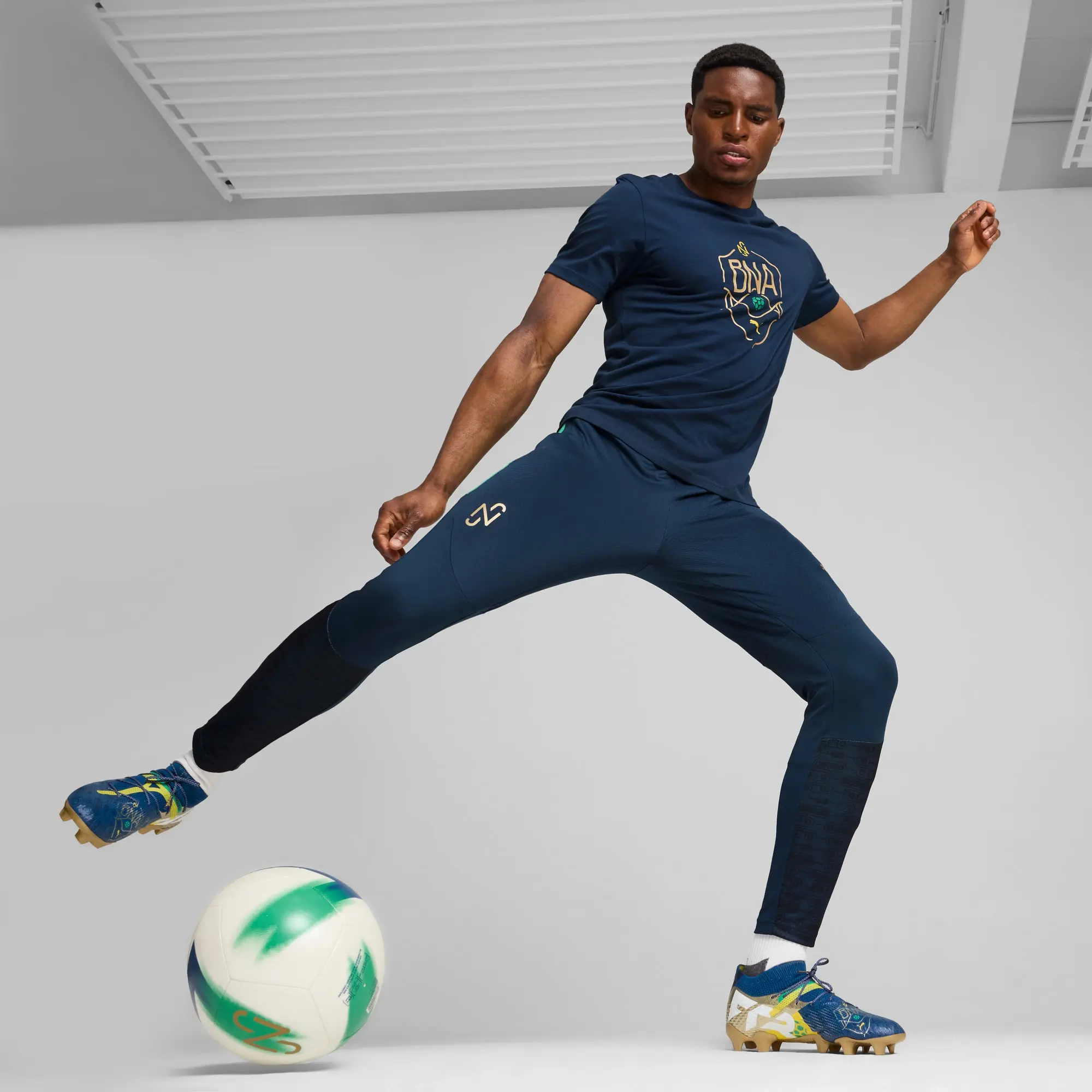 Puma Neymar Jr BNA Logo T-shirt Adults - Blue